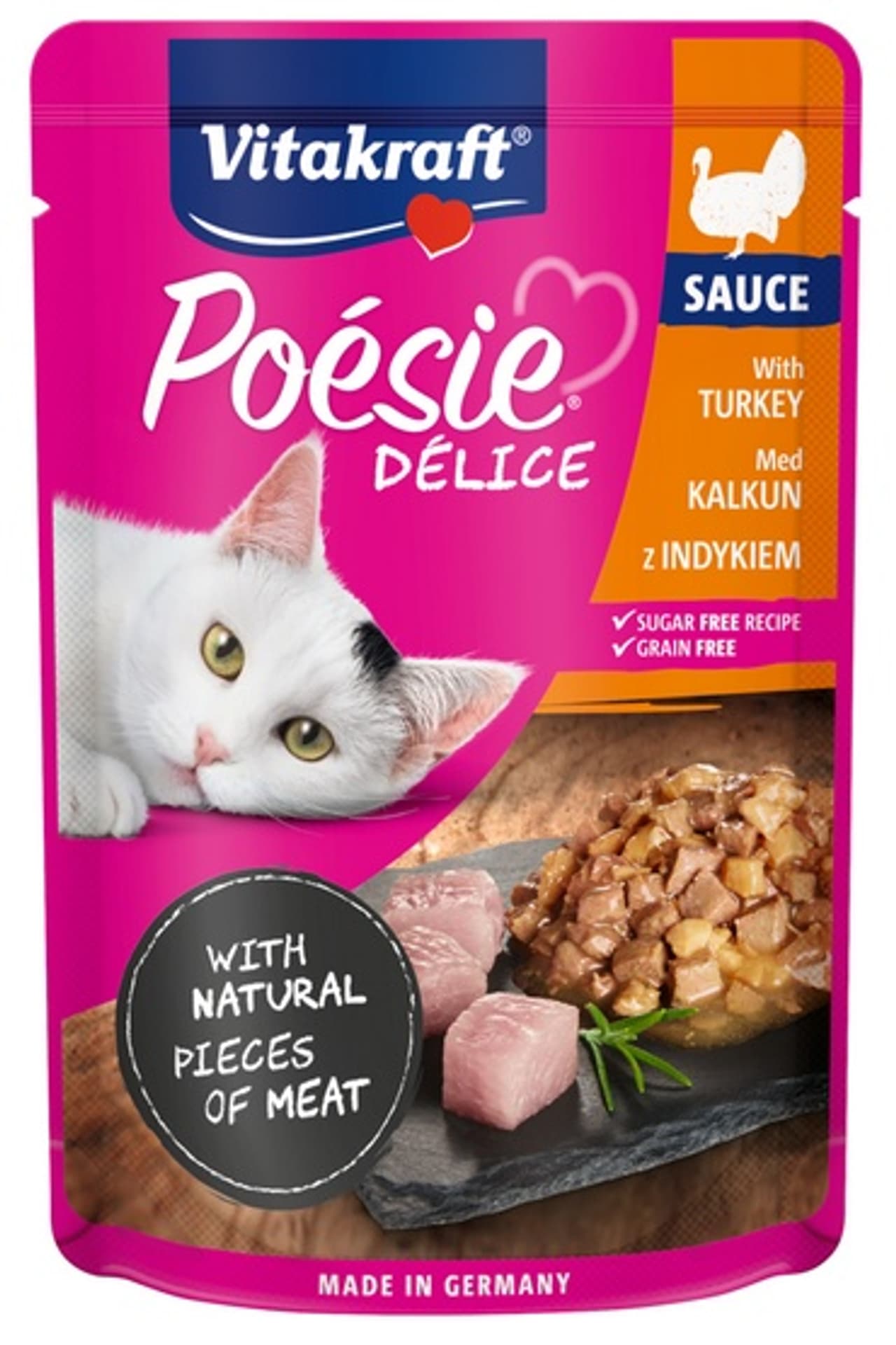 

VITAKRAFT POESIE DELI SAUCE indyk 85g d/kota