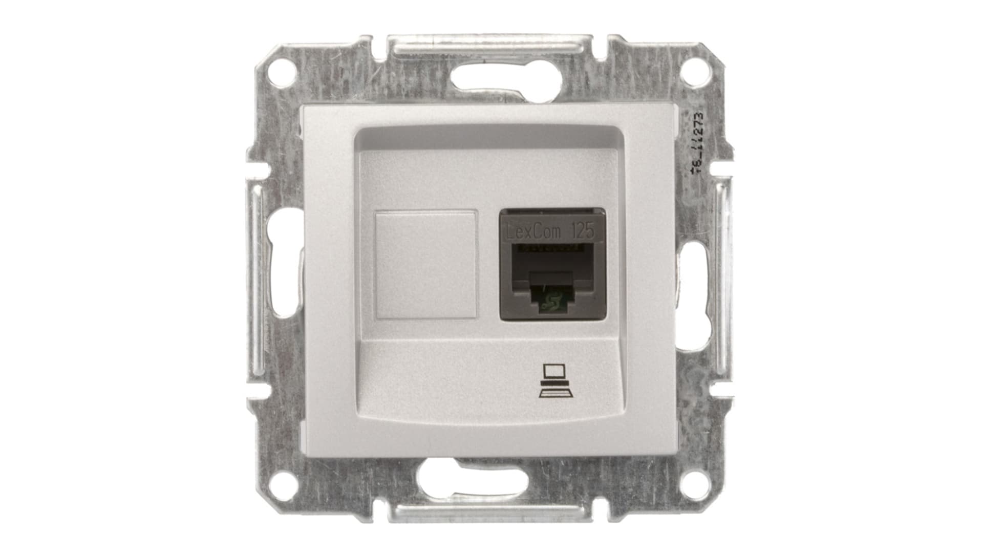 

Sedna Gniazdo komputerowe pojedyncze RJ45 kat.5e UTP aluminium SDN4300160