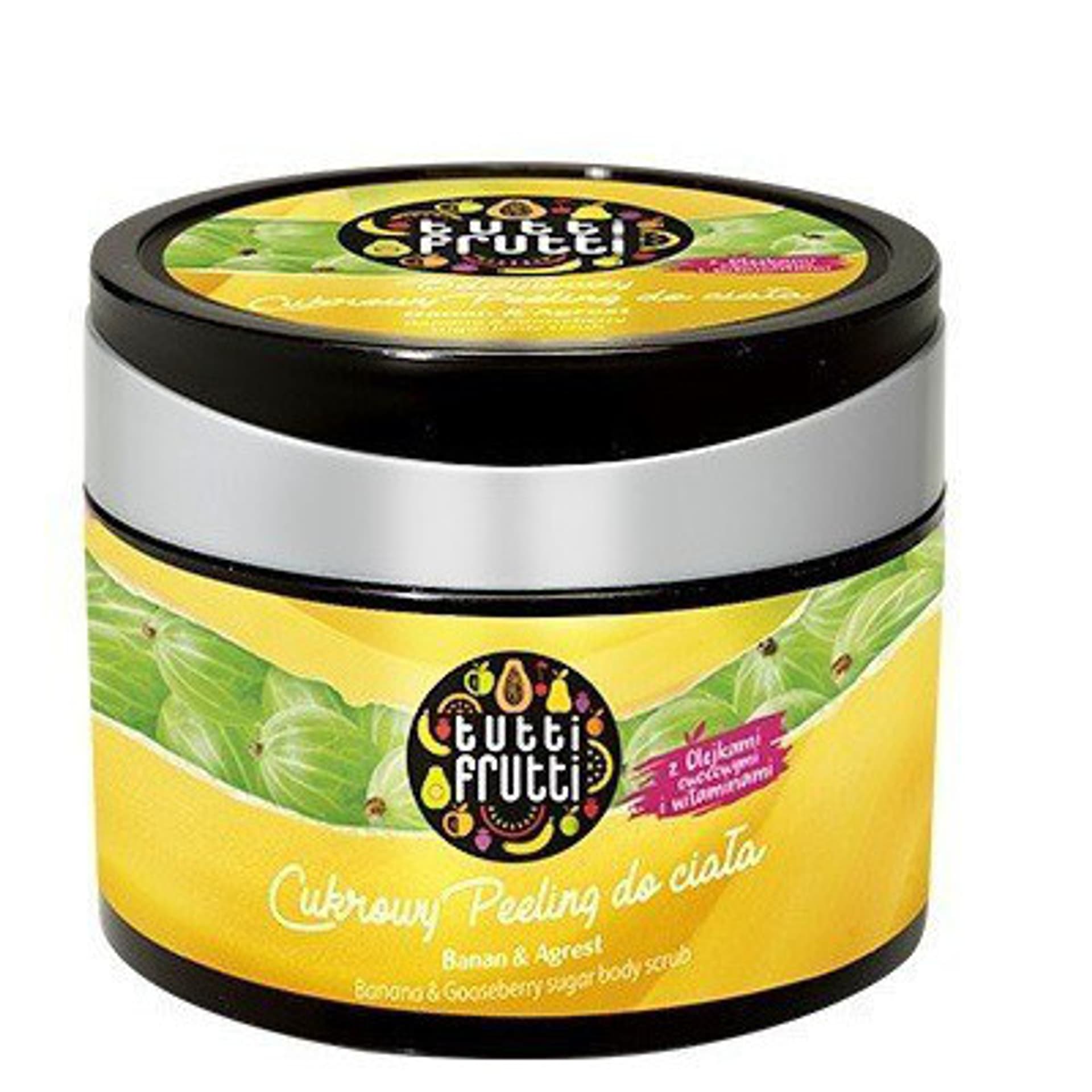 

Farmona Tutti Frutti Peeling do ciała cukrowy Banan&Agrest 300g