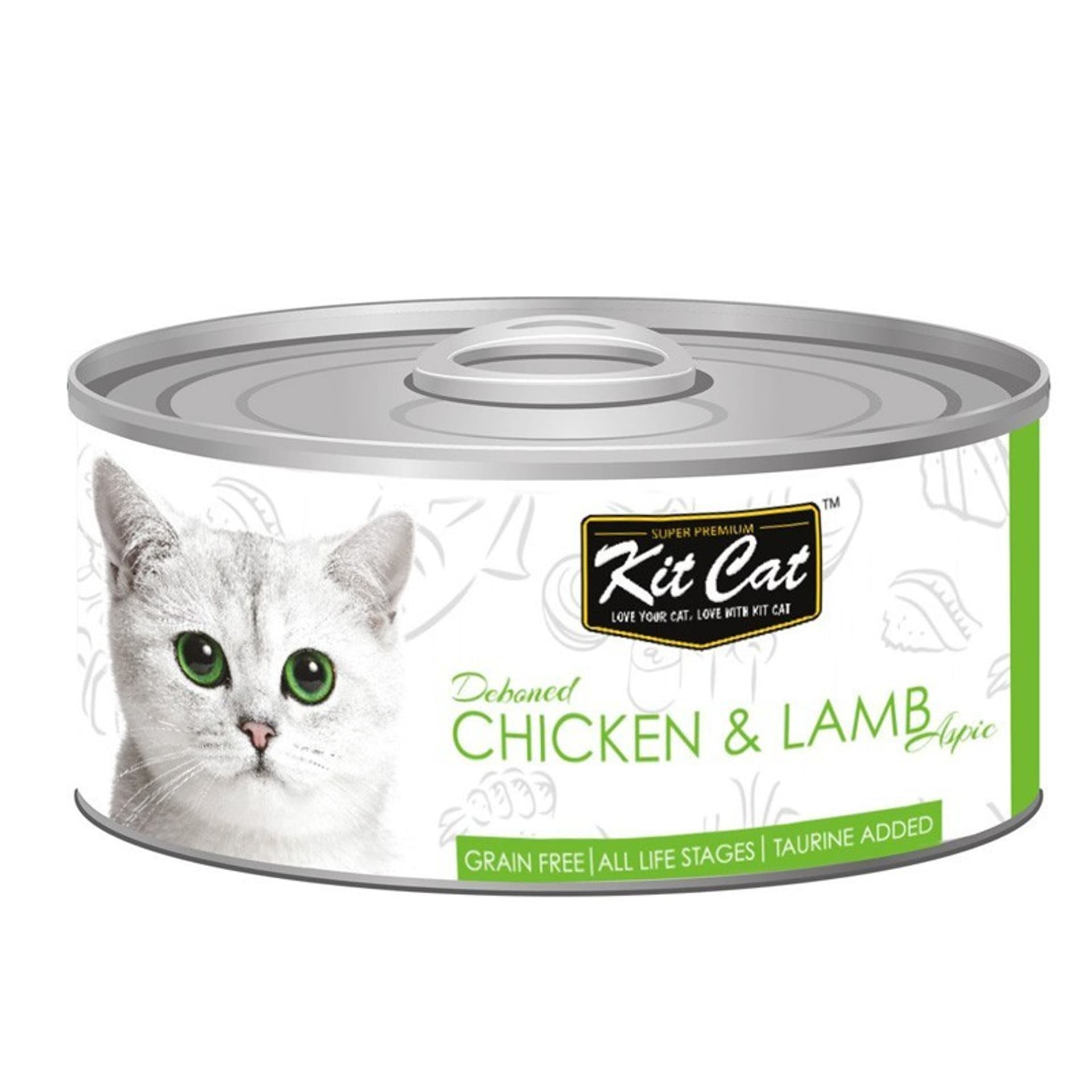

KIT CAT CHICKEN & LAMB (kurczak z jagnięciną) [KC-2225] 80g, Kurczak z jagnięciną) [kc-2225] 80