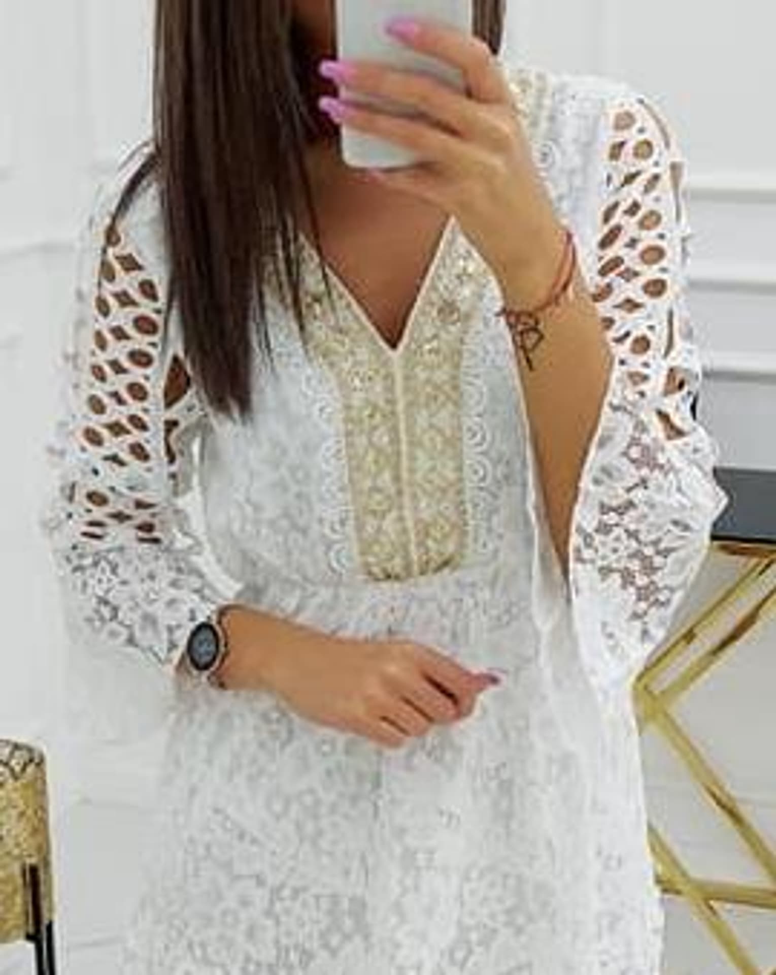 

Sukienka Mayca Cotton HY1036 White (Rozmiar M/L)