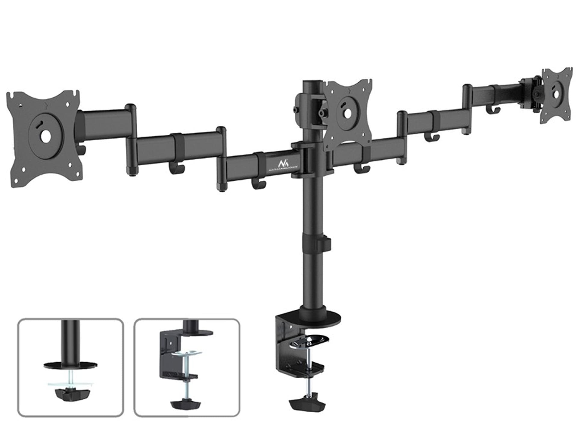 

Uchwyt biurkowy do monitora Maclean MC-691 (biurkowy, Obrotowy, Uchylny - 27"; max. 24kg)