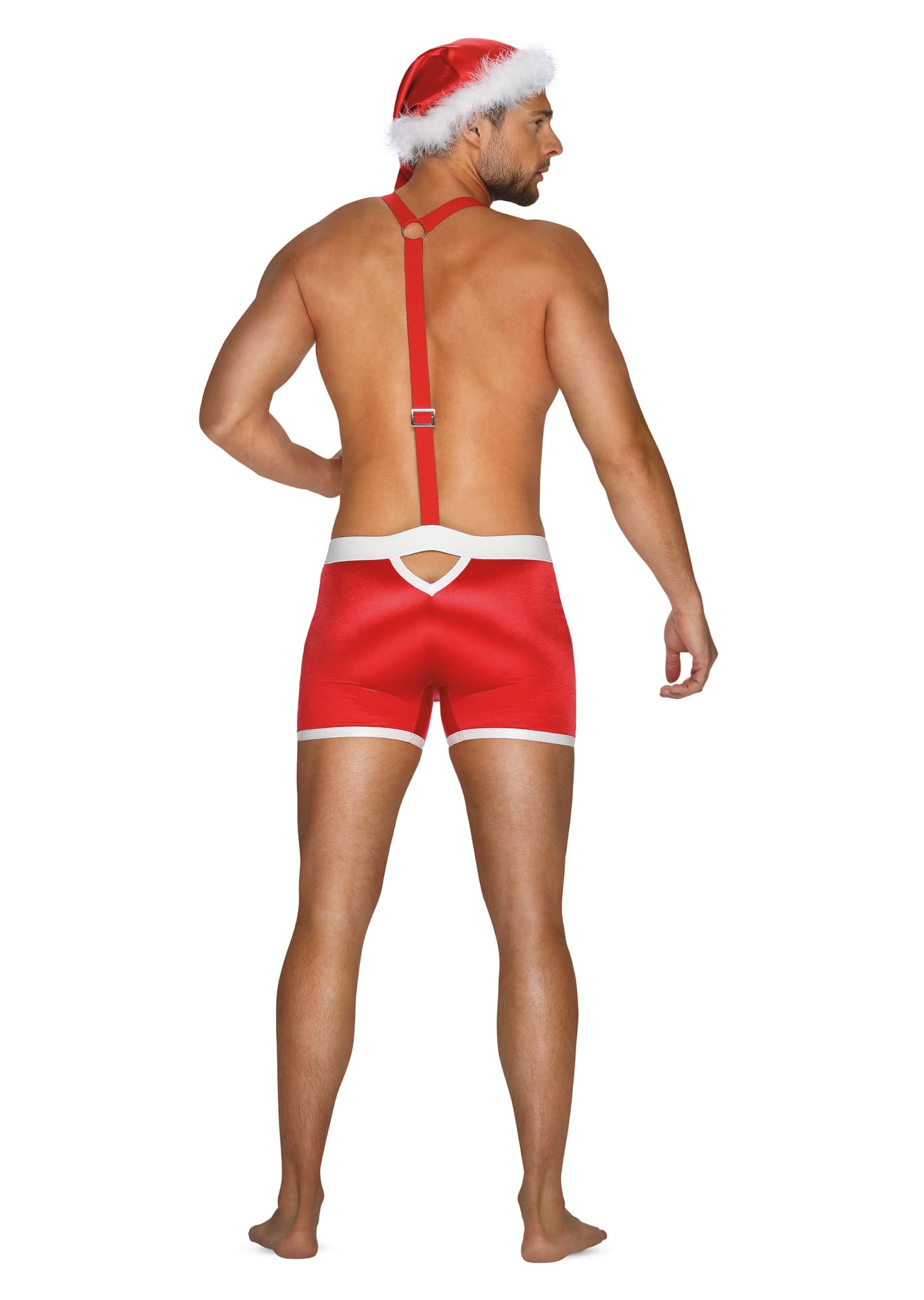 

Komplet Mr Claus Czerwony (Rozmiar L/XL)