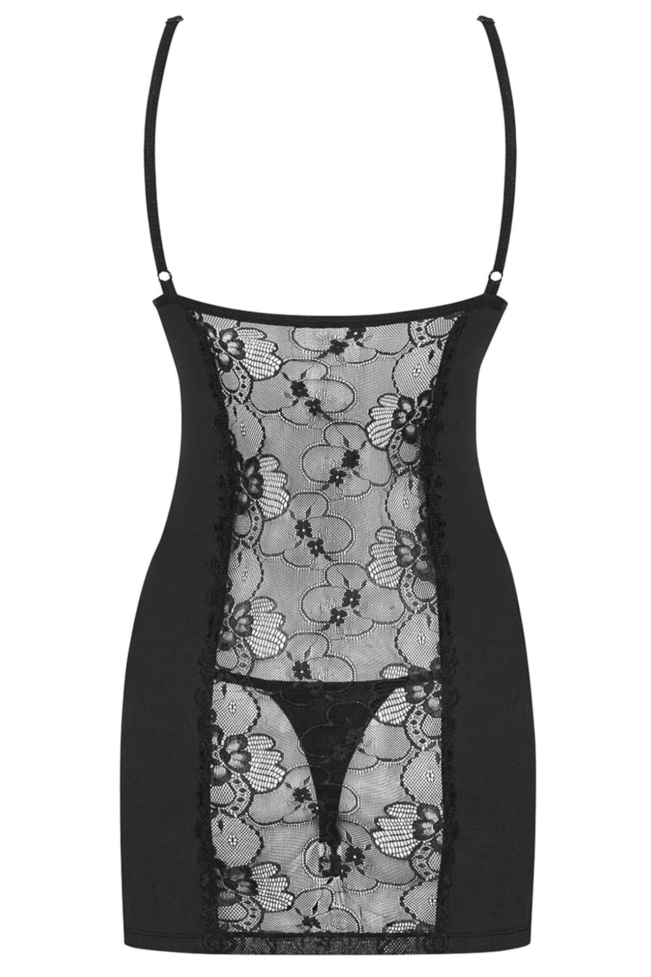 

Koszulka Heartina Chemise Czarna + stringi GRATIS! (Rozmiar S/M)