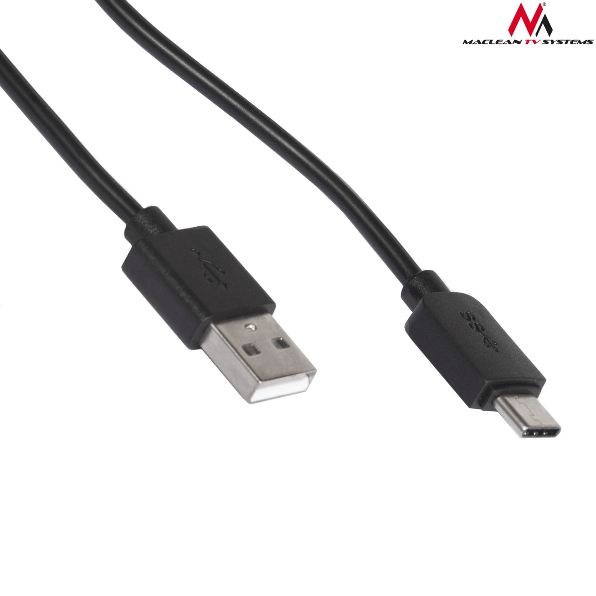 

Kabel USB Maclean, TYP C-USB A-USB C, AM- AC, B Type-C, 1m, MCTV-831