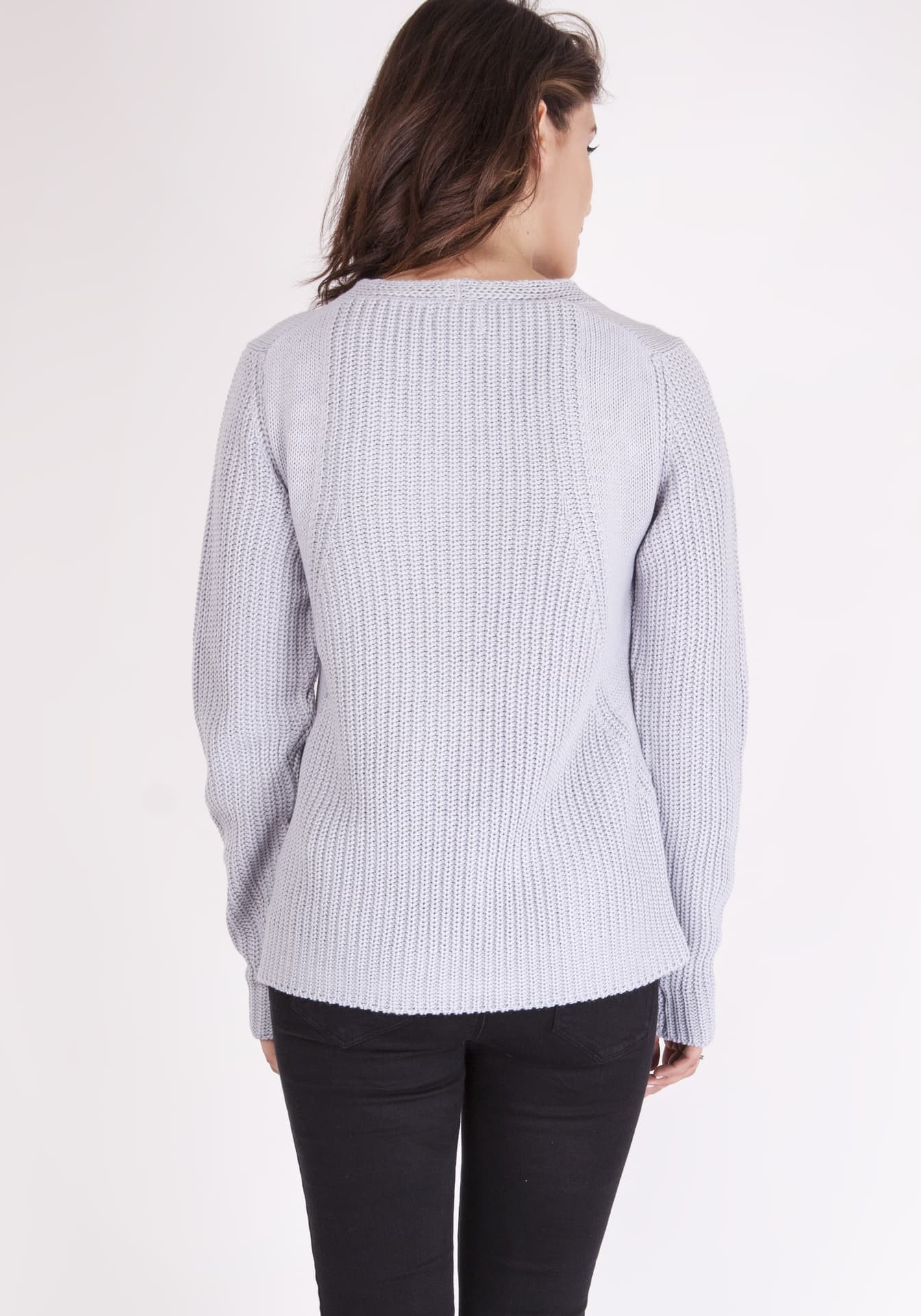 

Sweter Victoria SWE 123 Jasny szary (Rozmiar L)