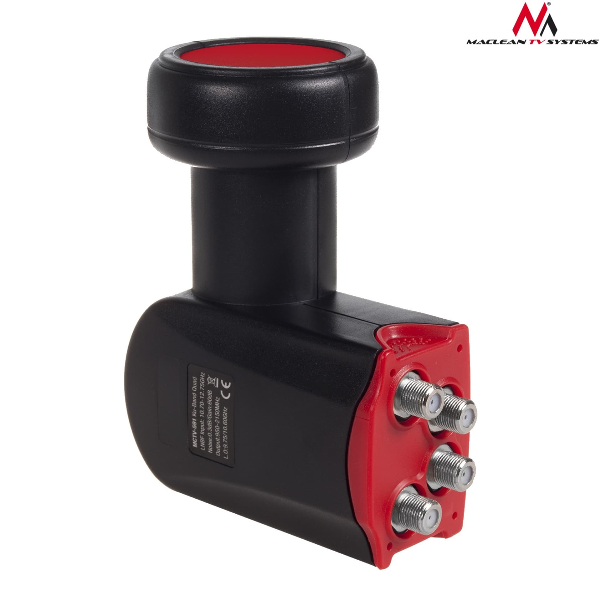 

Konwerter Maclean, Satelitarny LNB, Quad, Red Point, MCTV-591
