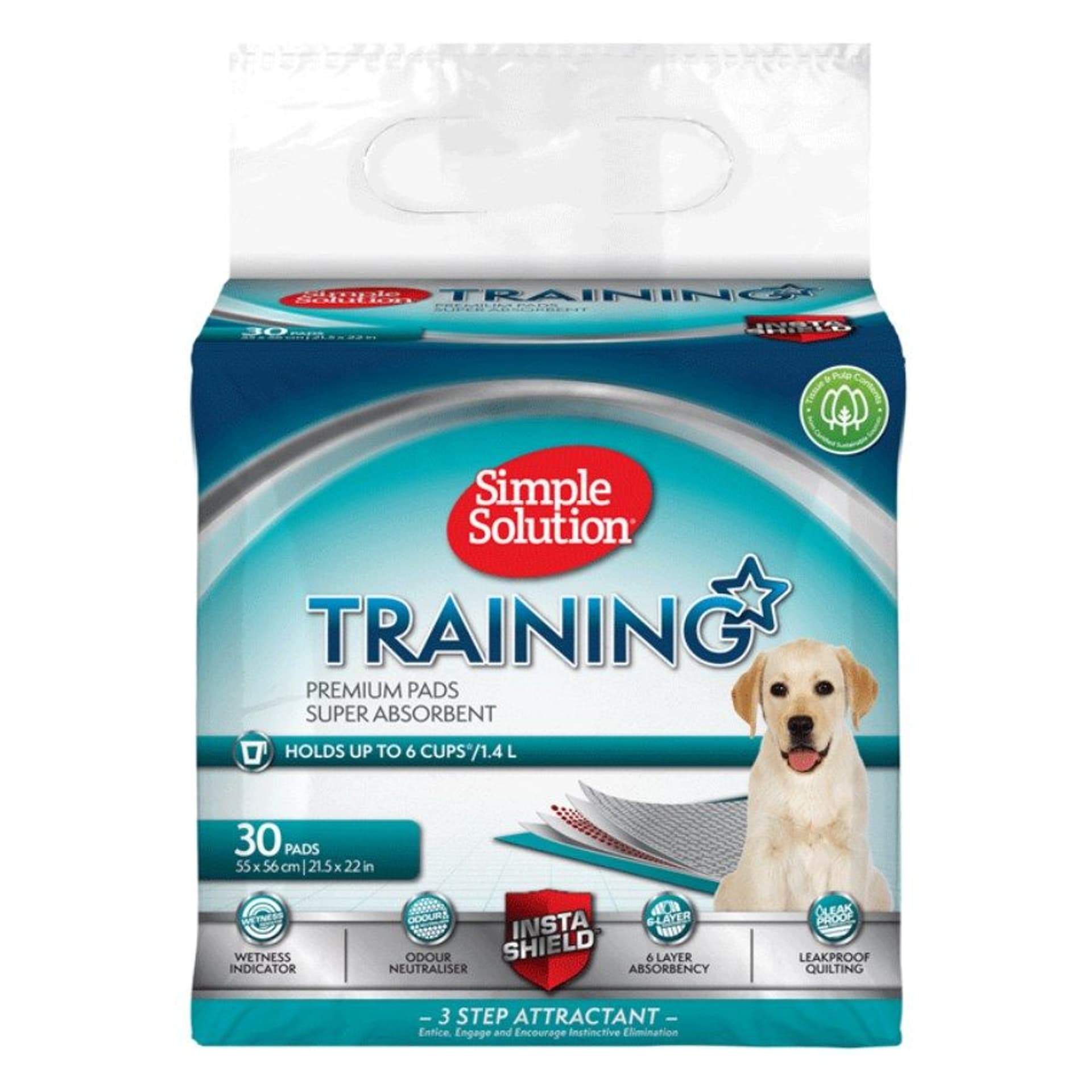 

SIMPLE SOLUTION PUPPY TRAINING PADS - MATY TRENINGOWE 55x56 [92001] 30szt