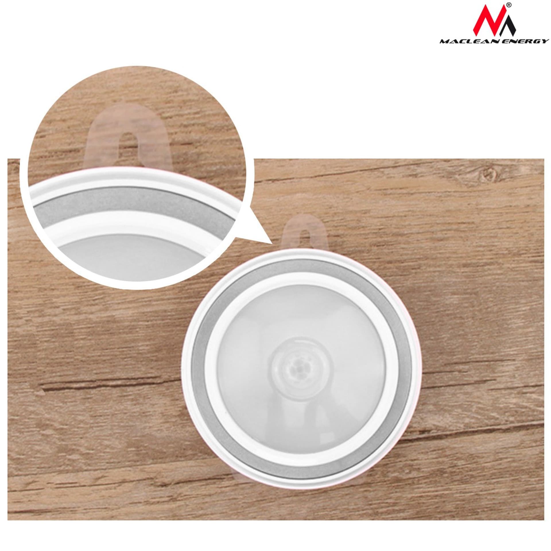 

Lampa LED Maclean, Z sensorem ruchu, Stojak, Haczyk, 3xAAA, MCE222