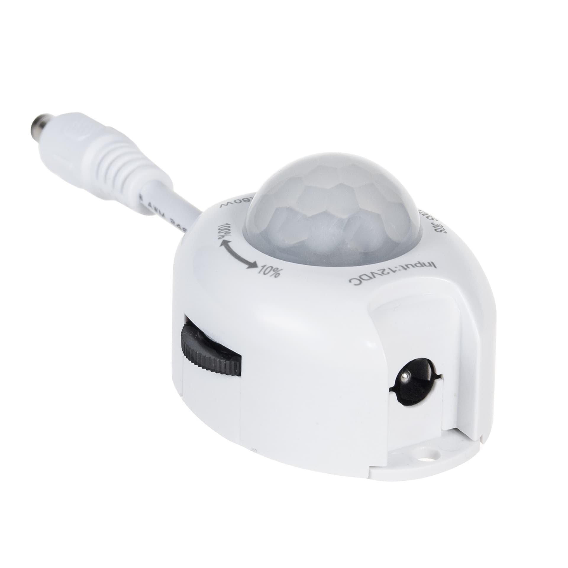 

Czujnik ruchu PIR Maclean, na podczerwień, do taśm LEDowych, 12V DC, max. 60W, MCE242