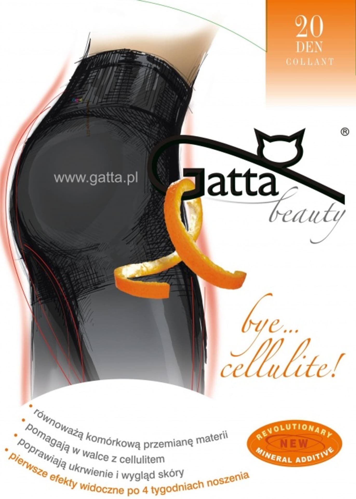 

Rajstopy korygujące Bye Cellulite 20 DEN Golden (Rozmiar 4-L)