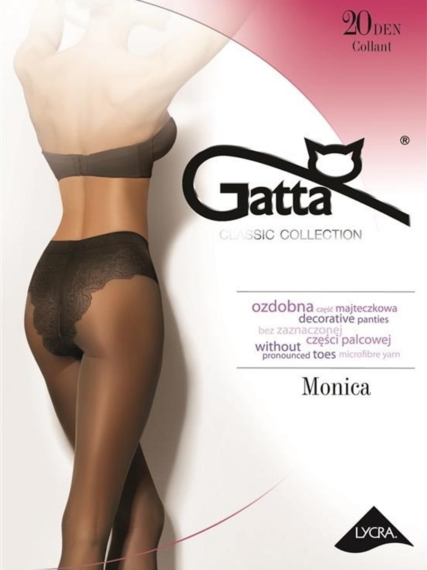 

Rajstopy Monica 20DEN Nero (Rozmiar 5-XL)