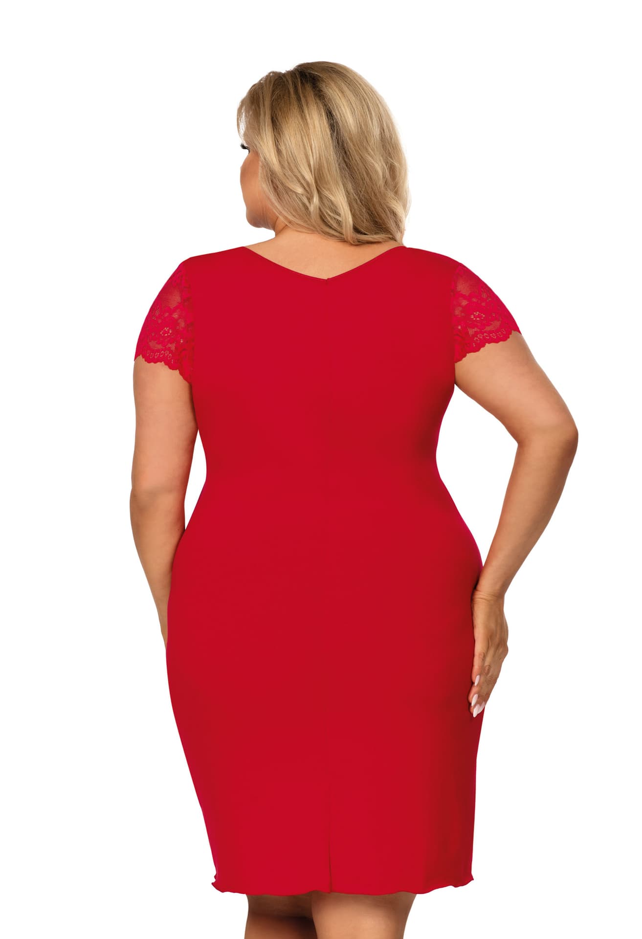 

Koszulka Tess plus Red Czerwony (Rozmiar XXXL)