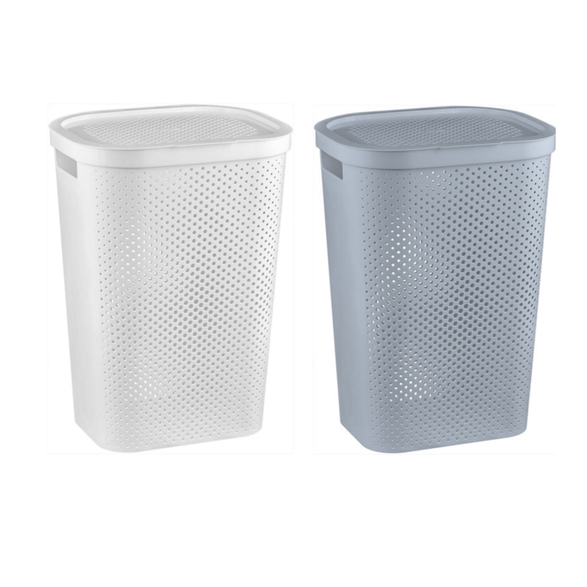 

Kosz na bieliznę Curver Infinity 60L biały