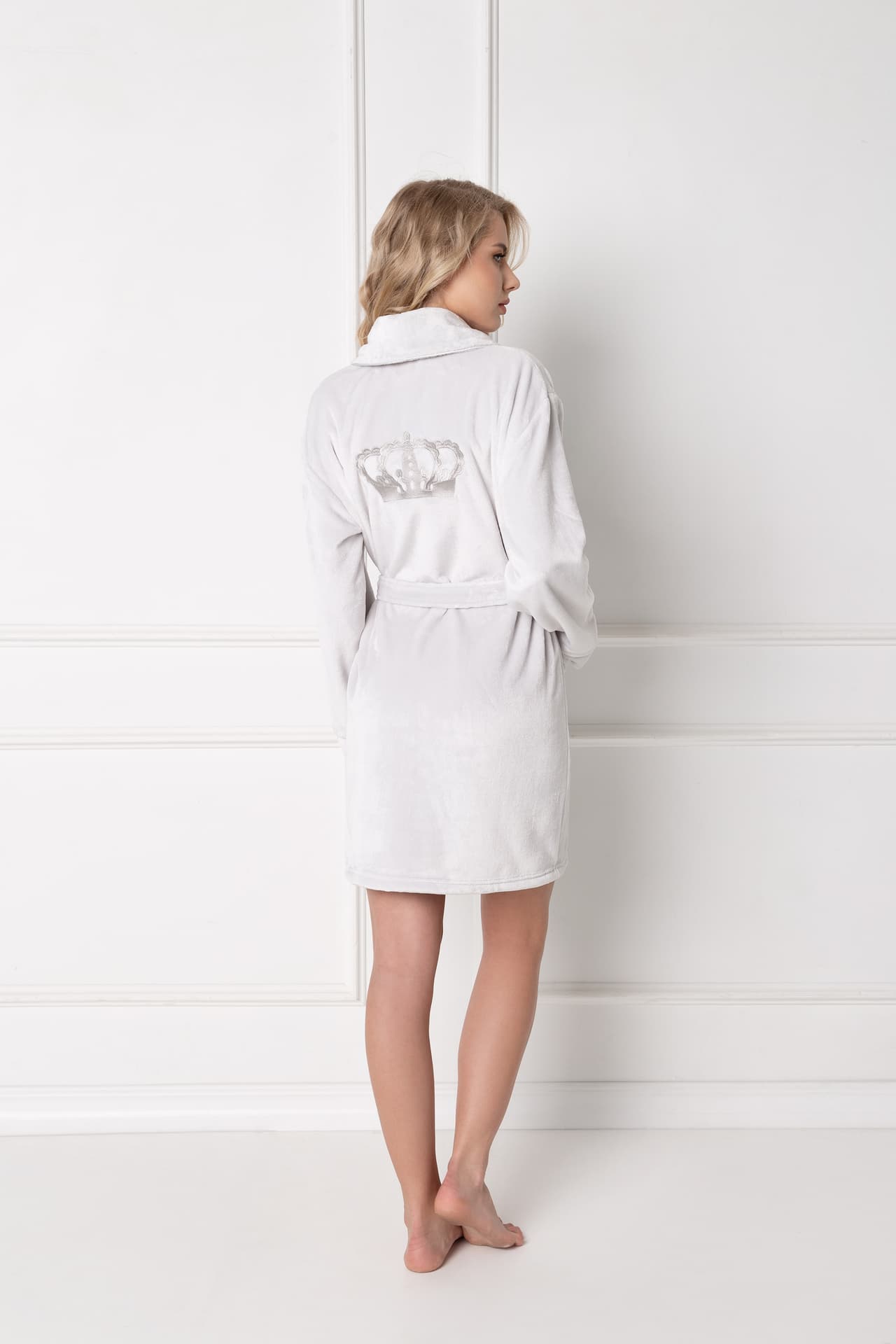 

Szlafrok Elly Grey Szary (Rozmiar XL)