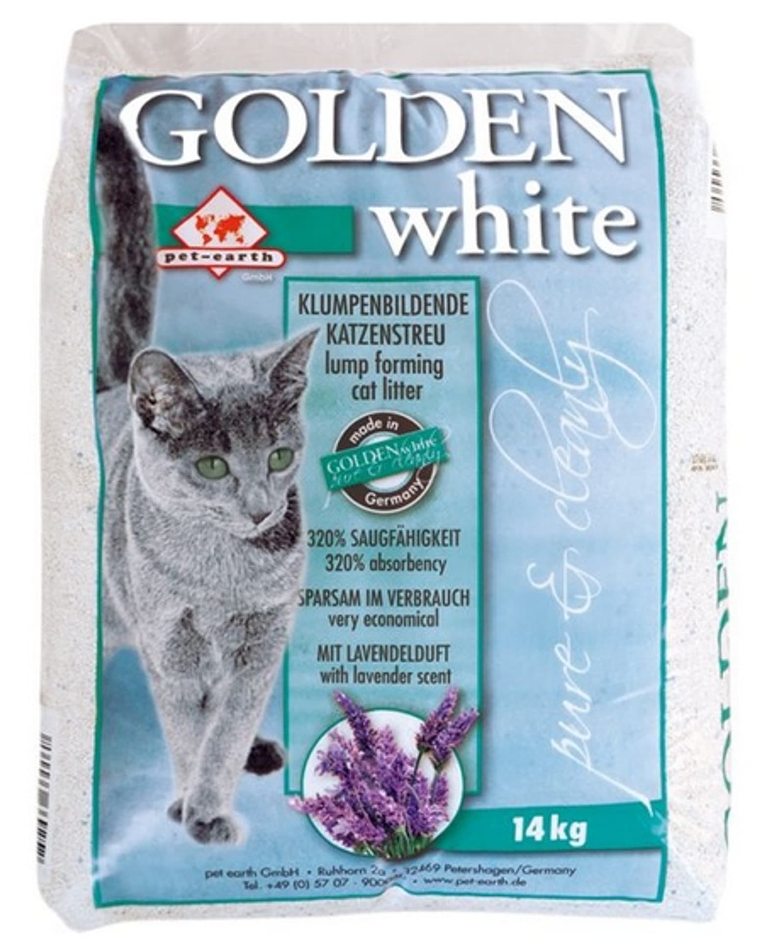 

Żwirek Golden Grey White 14kg