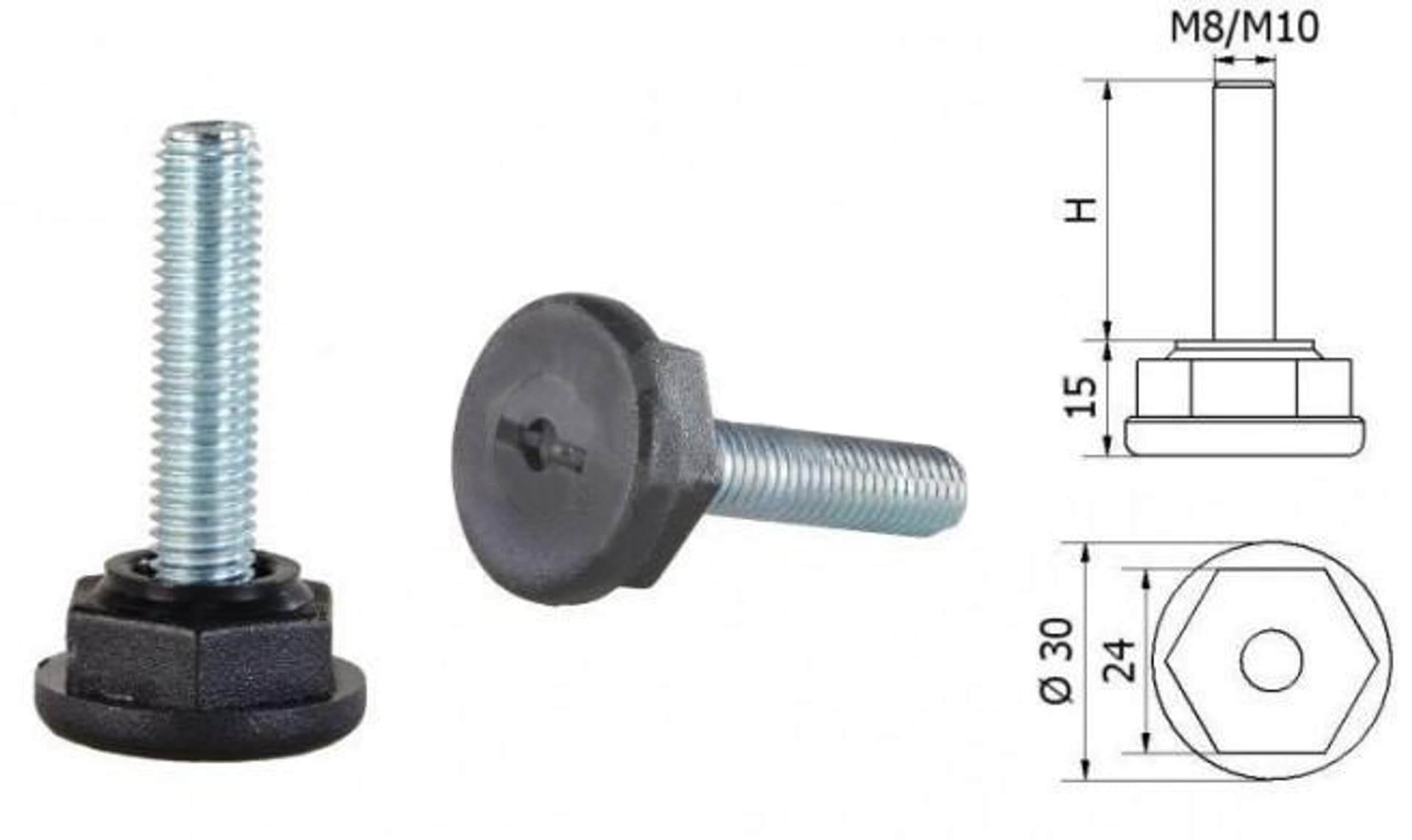 

STOPKA REGULACYJNA SR 01 FI 30 M8*30 623
