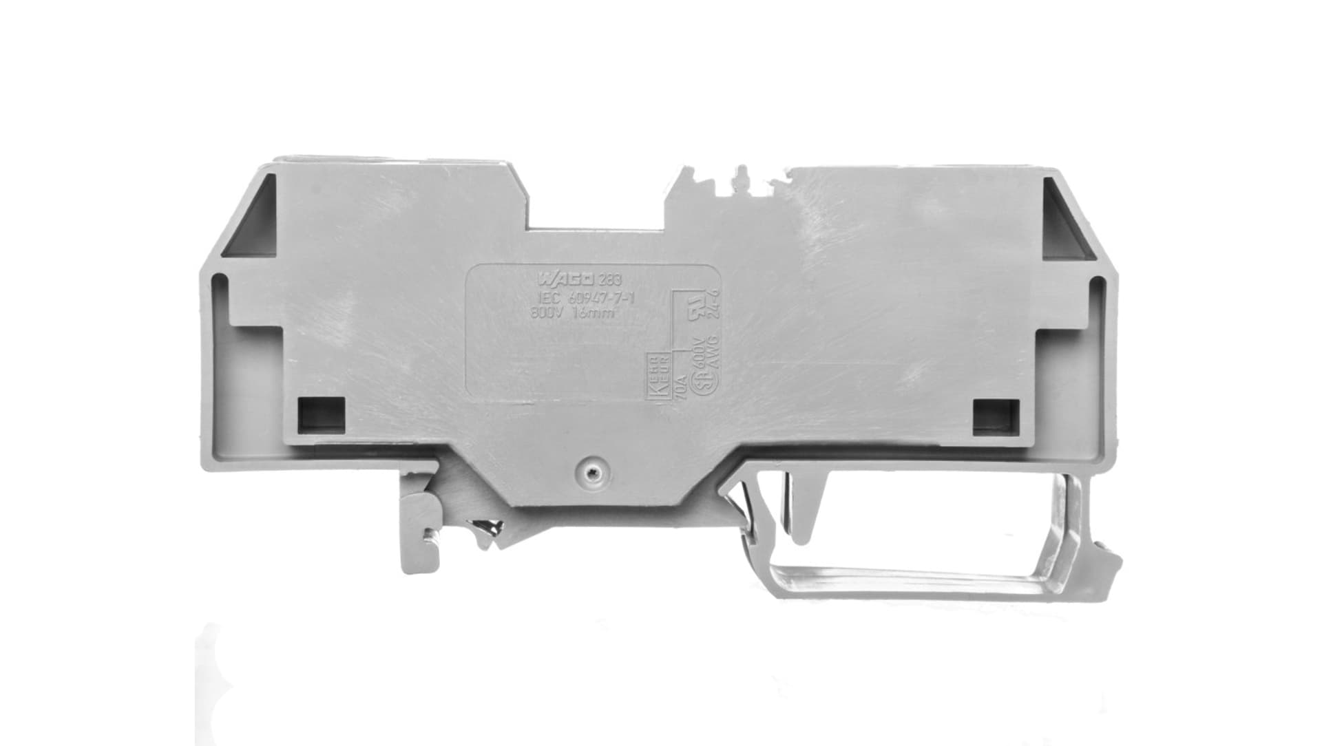 

Złączka szynowa 2-przewodowa 16mm2 szara 283-901