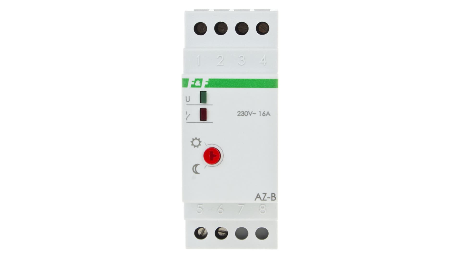 

Wyłącznik zmierzchowy 16A 12-264V 2-1000lx DIN AZ-B-UNI