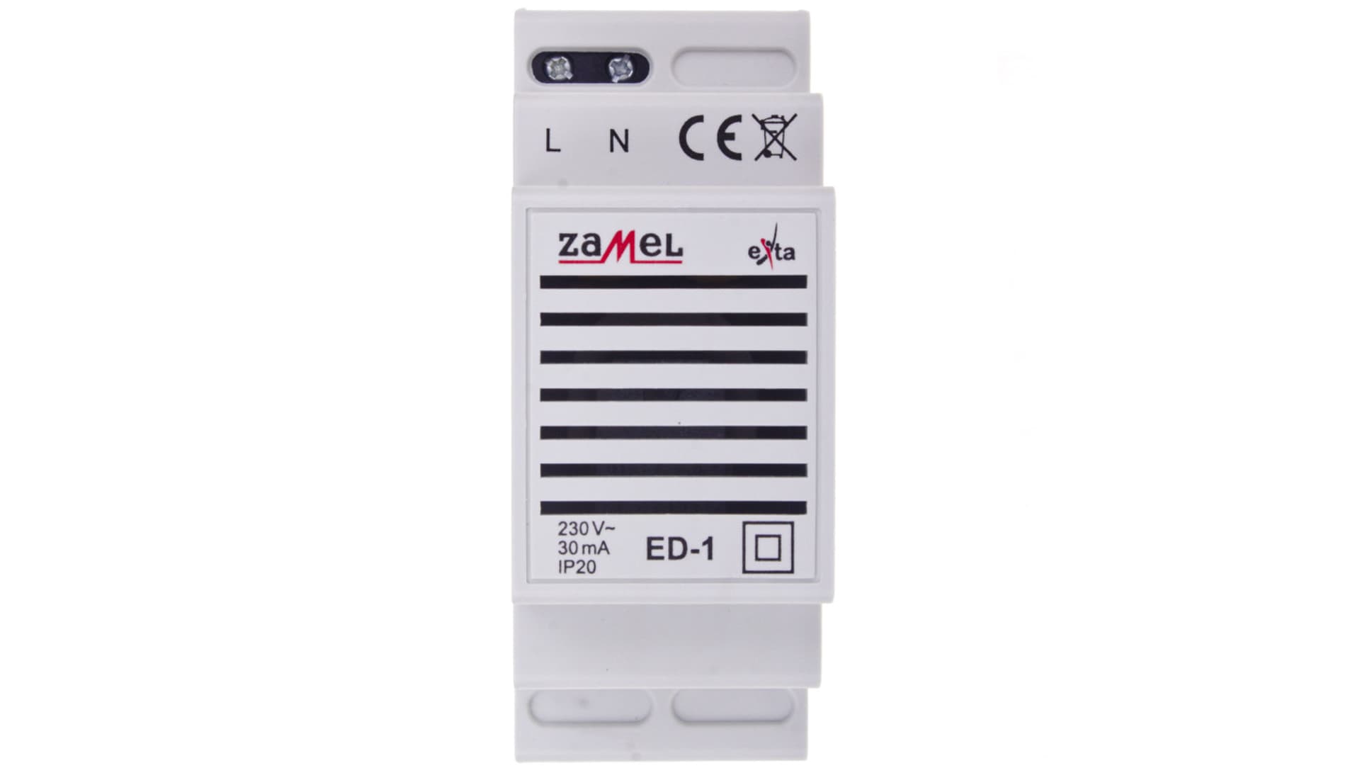 

Dzwonek przyzywowy 230V AC 85dB IP20 ED-1 EXT10000025