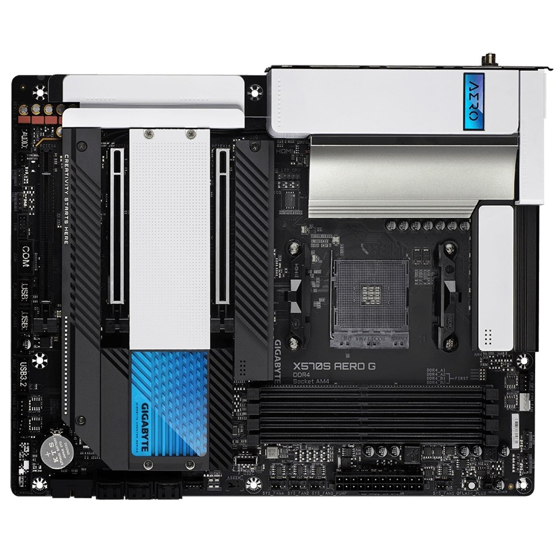 

Płyta główna X570S AERO G AM4 4DDR4 HDMI USB-C M.2 ATX