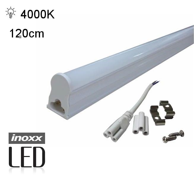 

Świetlówka led liniowa t5 120cm 18w neutralna 4000k lampa natynkowa zintegrowana z oprawą