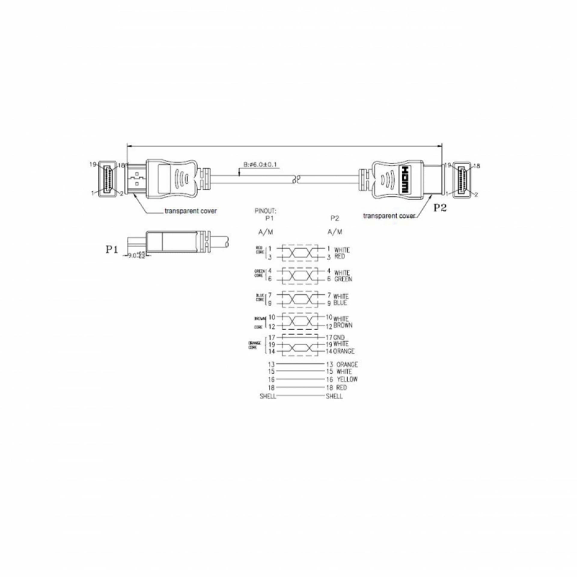 

KABEL HDMI męski/HDMI 1.4 męski 1.5M with ETHERNET ART oem