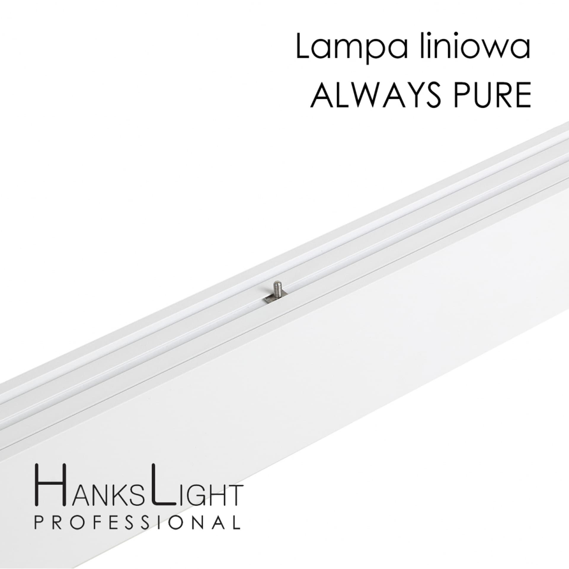 

Lampa LED HanksLight,white,liniowa,alu,zwiesz,1200mm,down36W,4000K