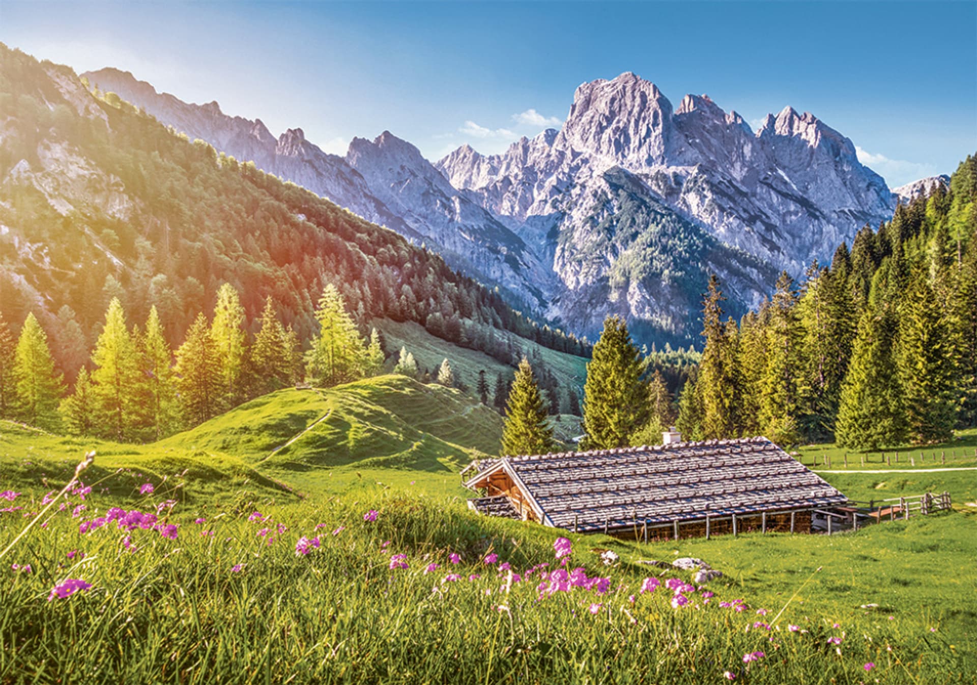 

PUZZLE SUMMER IN ALPS 500el CASTORLAND