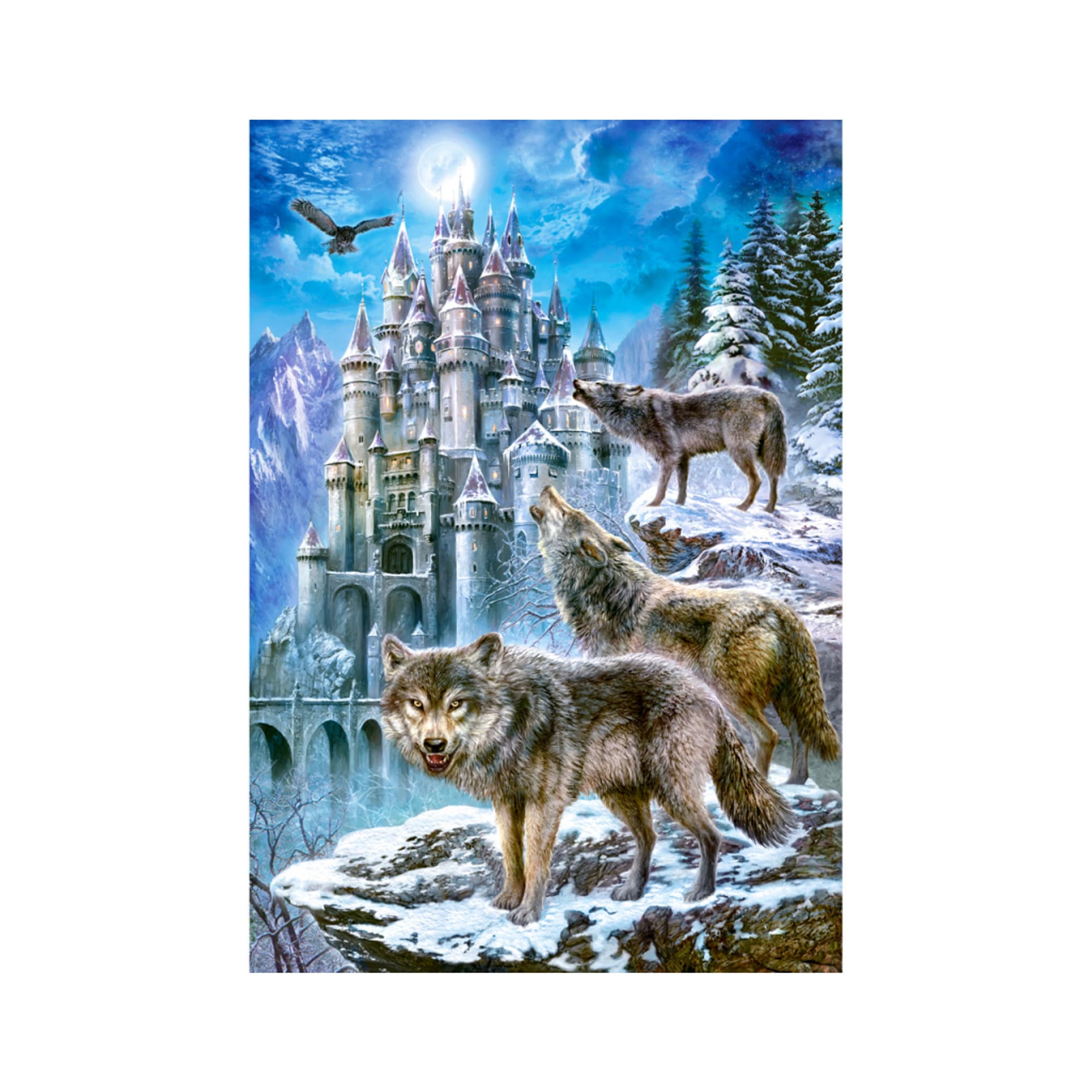 

PUZZLE WOLVES AND CASTLE 1500el CASTORLAND