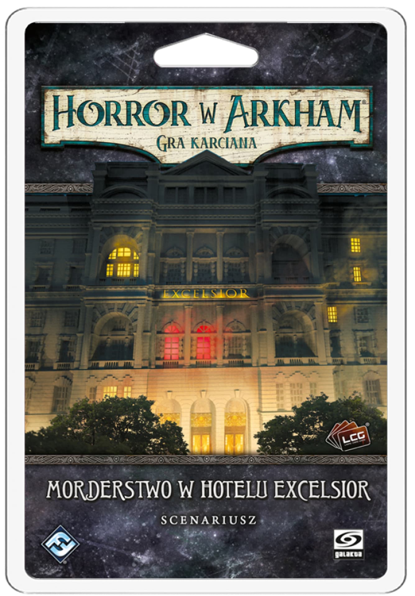 

HORROR W ARKHAM LCG - scenariusz MODERSTWO W HOTELU EXCELSIOR