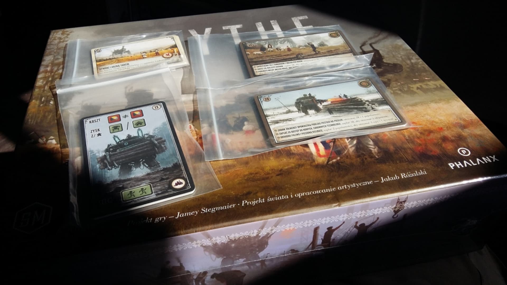 

GRA PLANSZOWA SCYTHE: karty promocyjne (18) - dodatek PHALANX GAMES, 18) - dodatek phalanx game