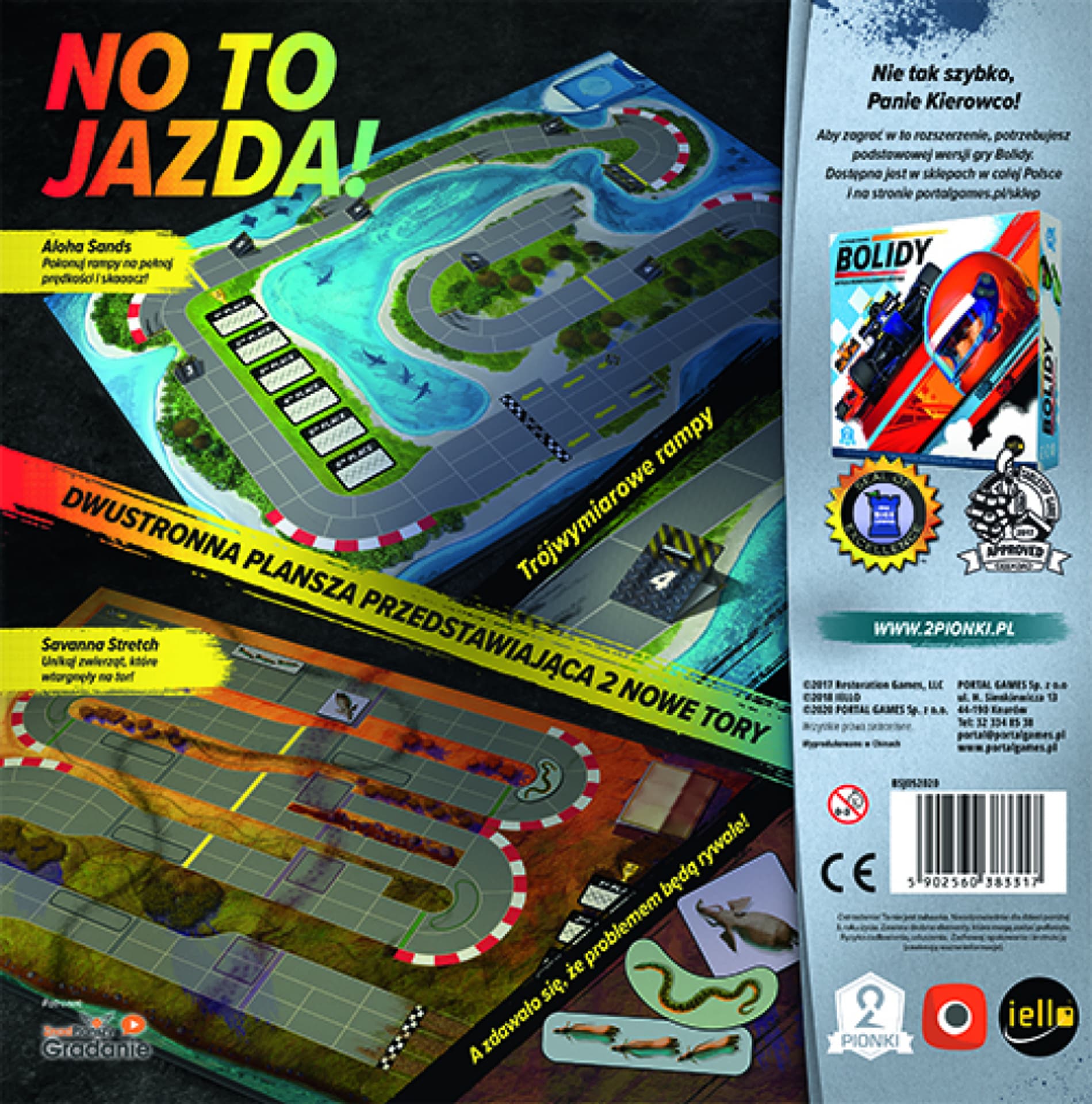 

GRA PLANSZOWA BOLIDY: SZALONA JAZDA - dodatek PORTAL
