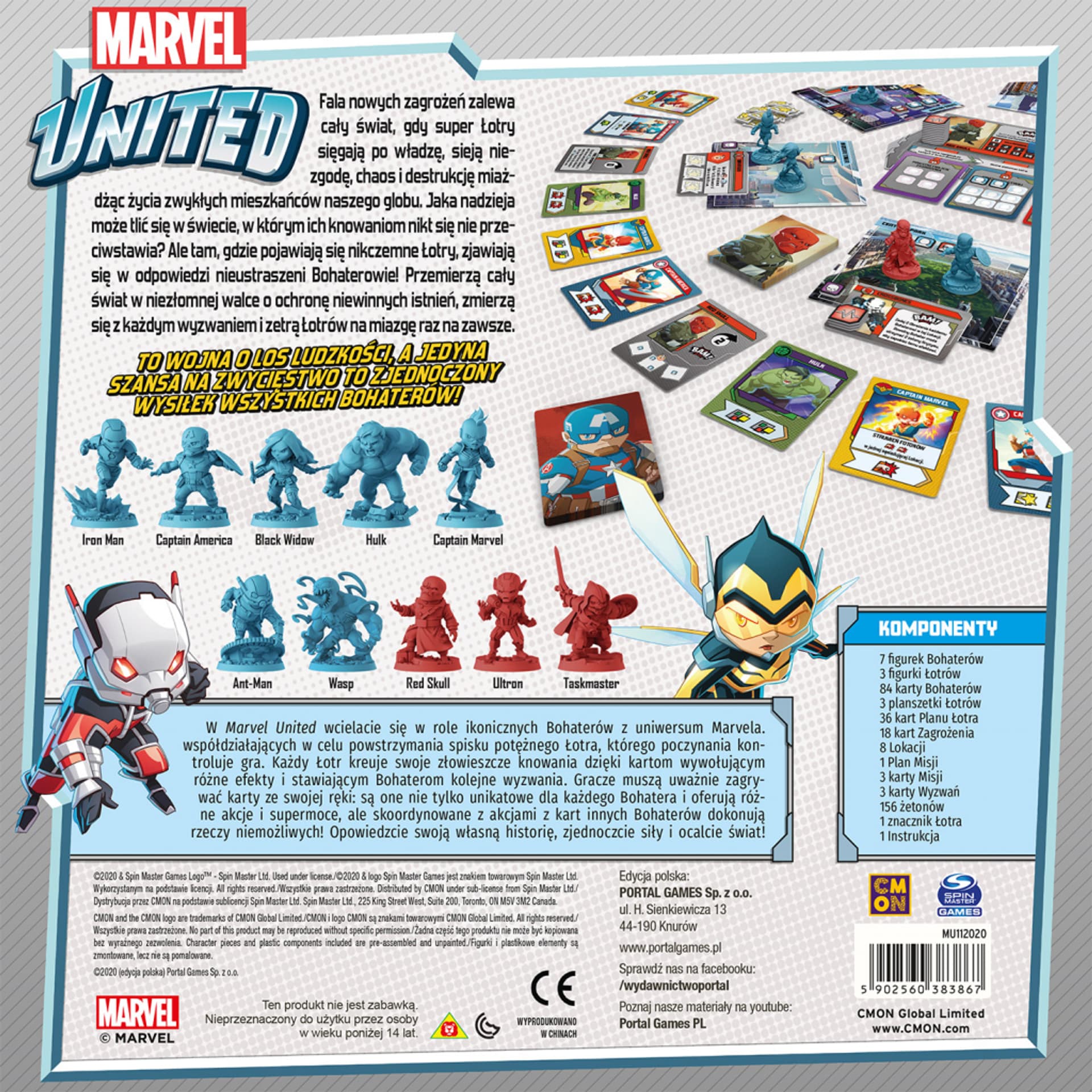 

GRA MARVEL UNITED - podstawa - PORTAL GAMES
