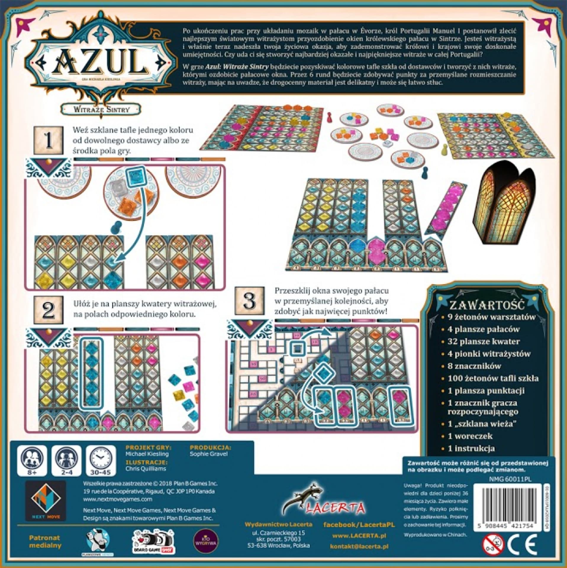 

GRA PLANSZOWA AZUL WITRAŻE SINTRY LACERTA