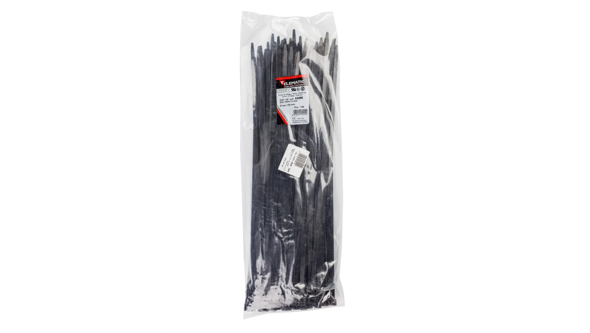 

Opaska kablowa 430x4,5 czarna UV /100szt/ 5320Q BMN4348Q