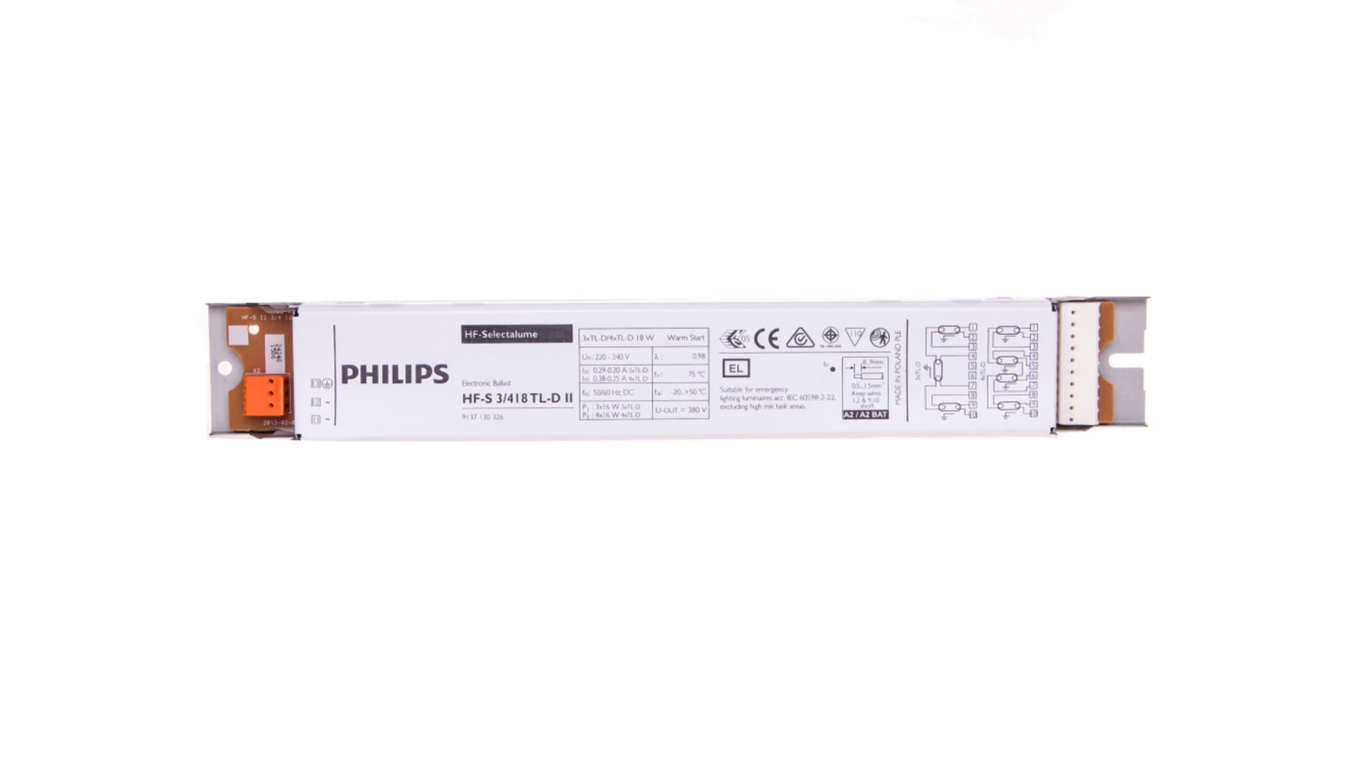 

Statecznik elektron. HF-S 3/418 TL-D II 220-240V 872790090555700