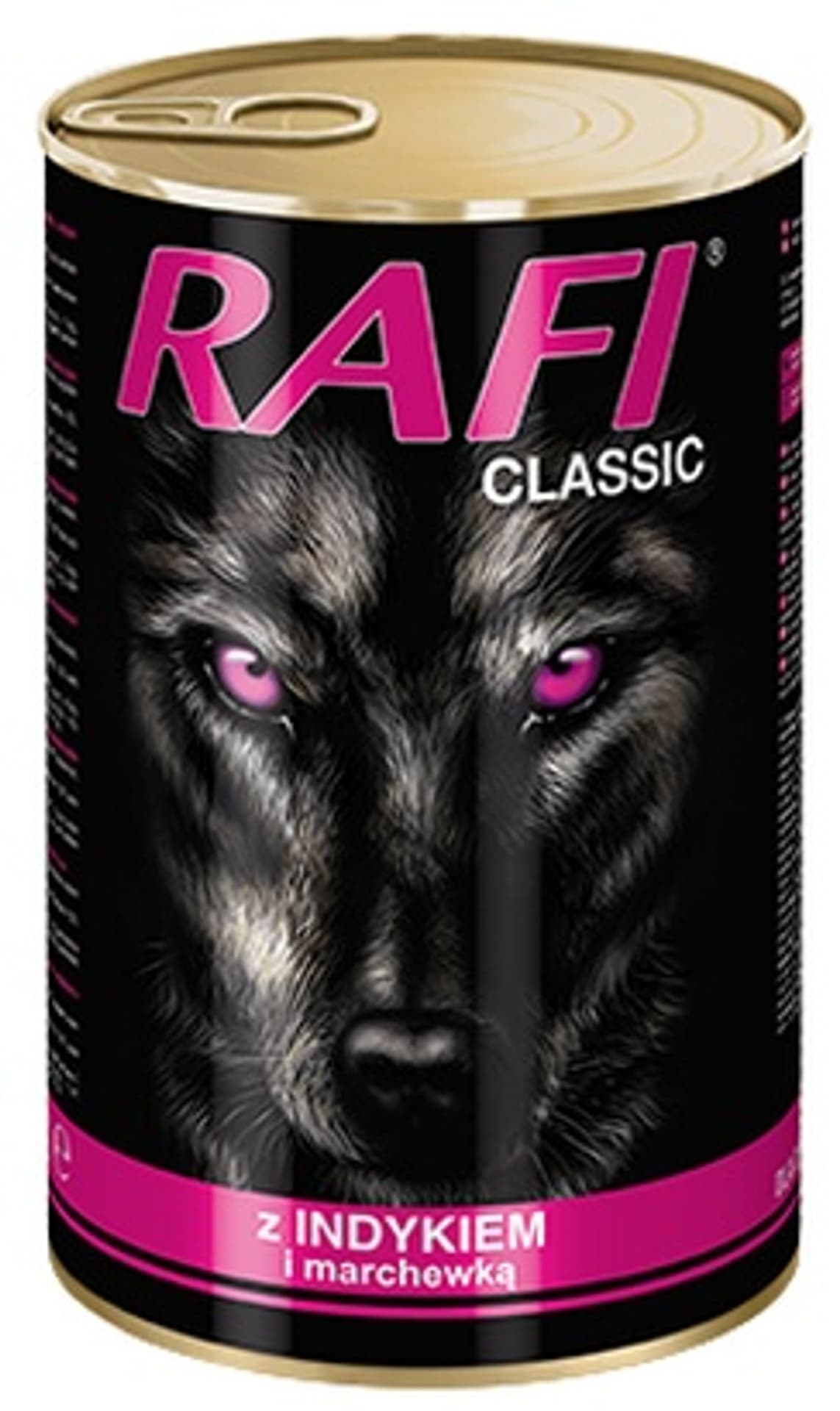 

DOLINA NOTECI Rafi Classic z indykiem i marchewką - mokra karma dla psa - 1240g
