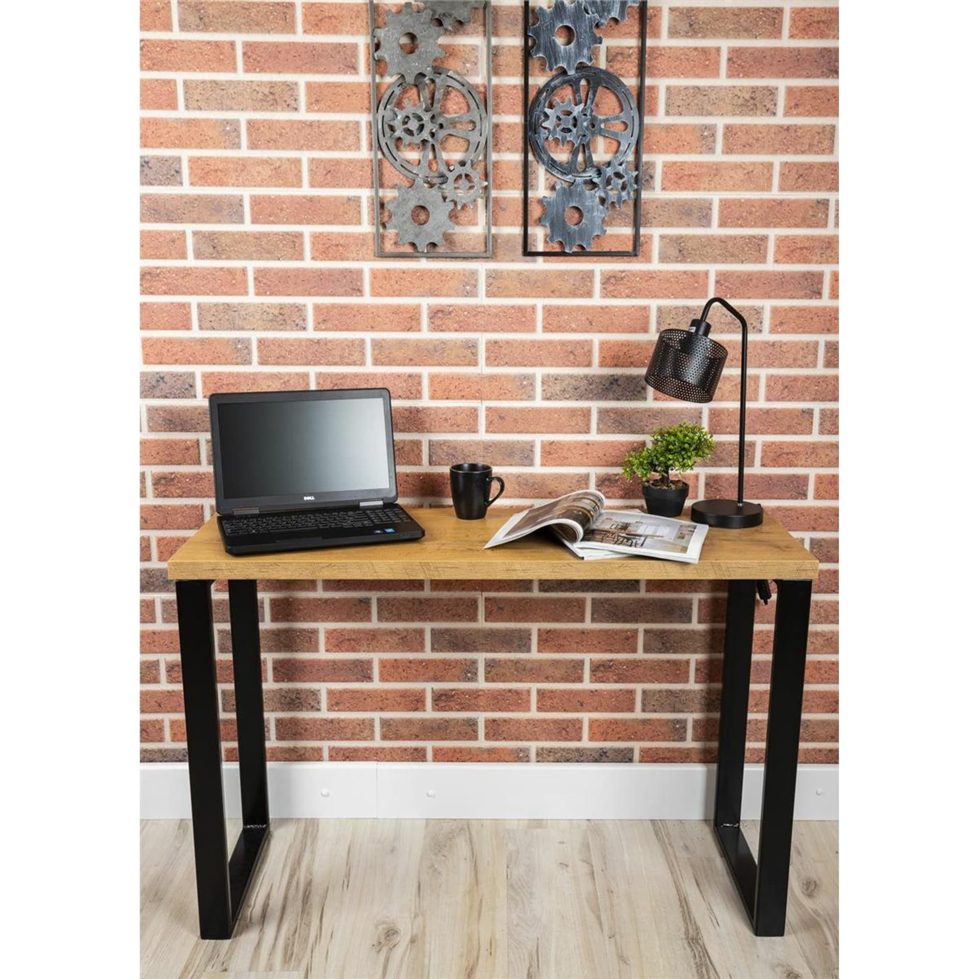 

Biurko industrialne 120x40 cm blat MDF