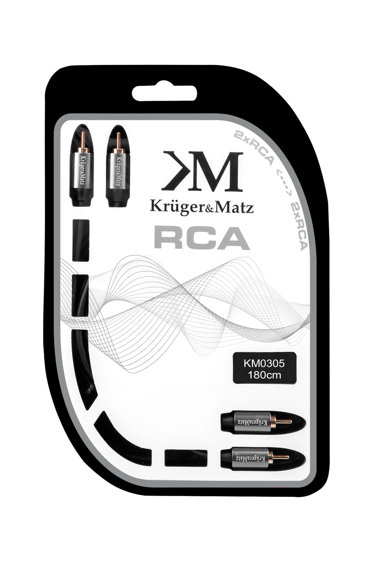 

Kabel 2RCA-2RCA 1.8m Kruger&Matz