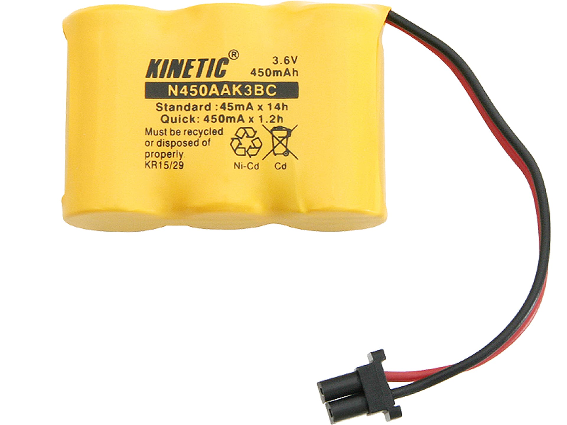 

8367# Akumulator p204 2/3aa 450mah 3.6v