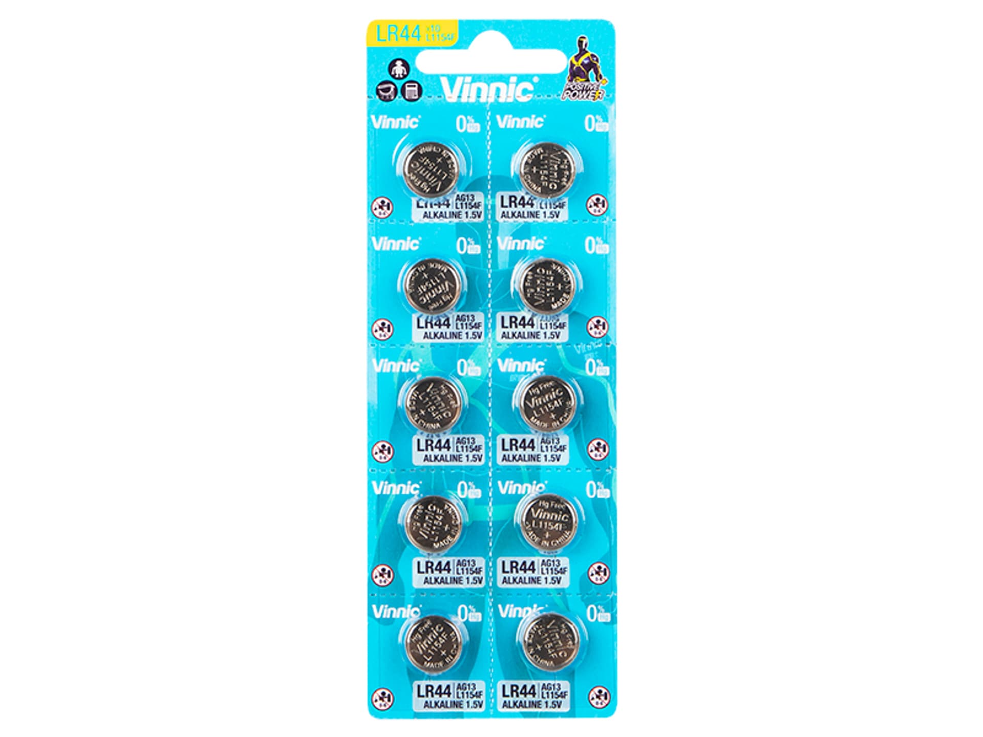 

8734# Bateria ag13 blister l1154 lr44