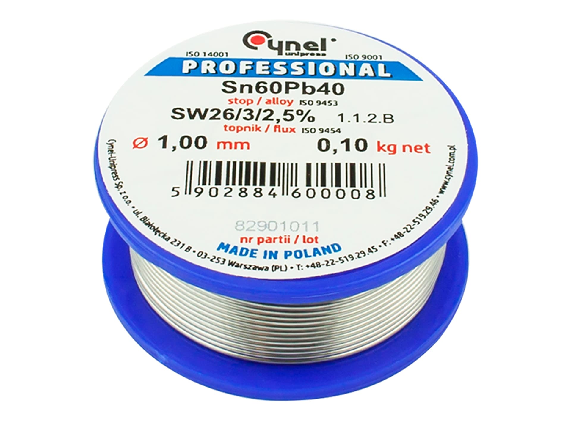 

9633# Cyna 1,00/100g/spoiwo lc60-fsw26