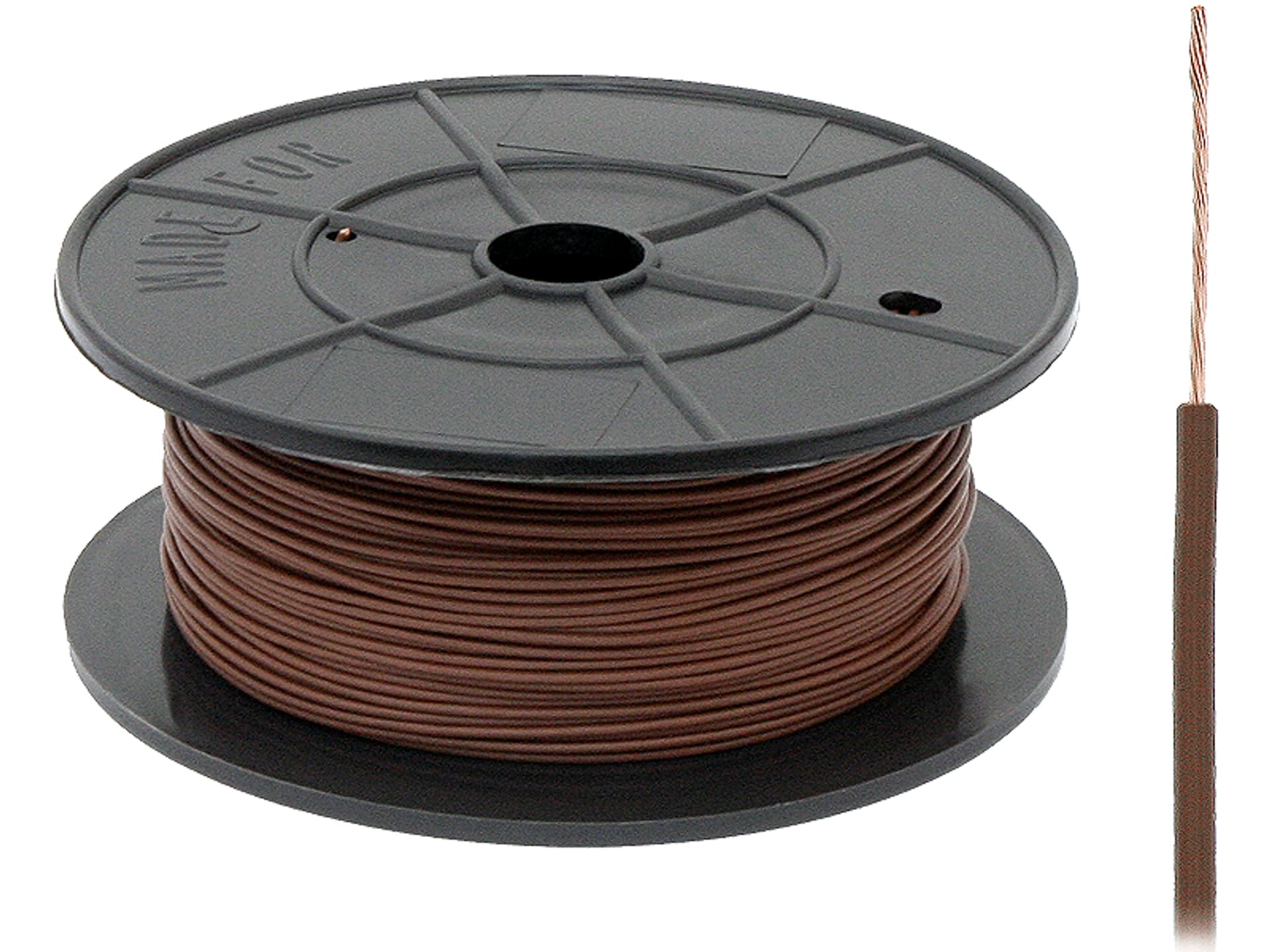 

73-108# Przew.flry-b 0.35 brązowy