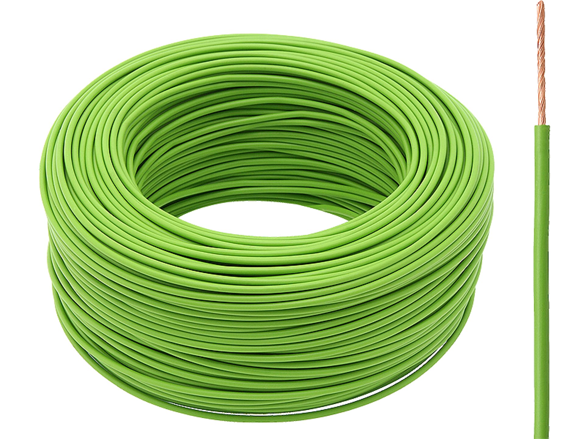 

100 szt. Przew.LgY 1 x 0,5 ZIELONY (1PH)