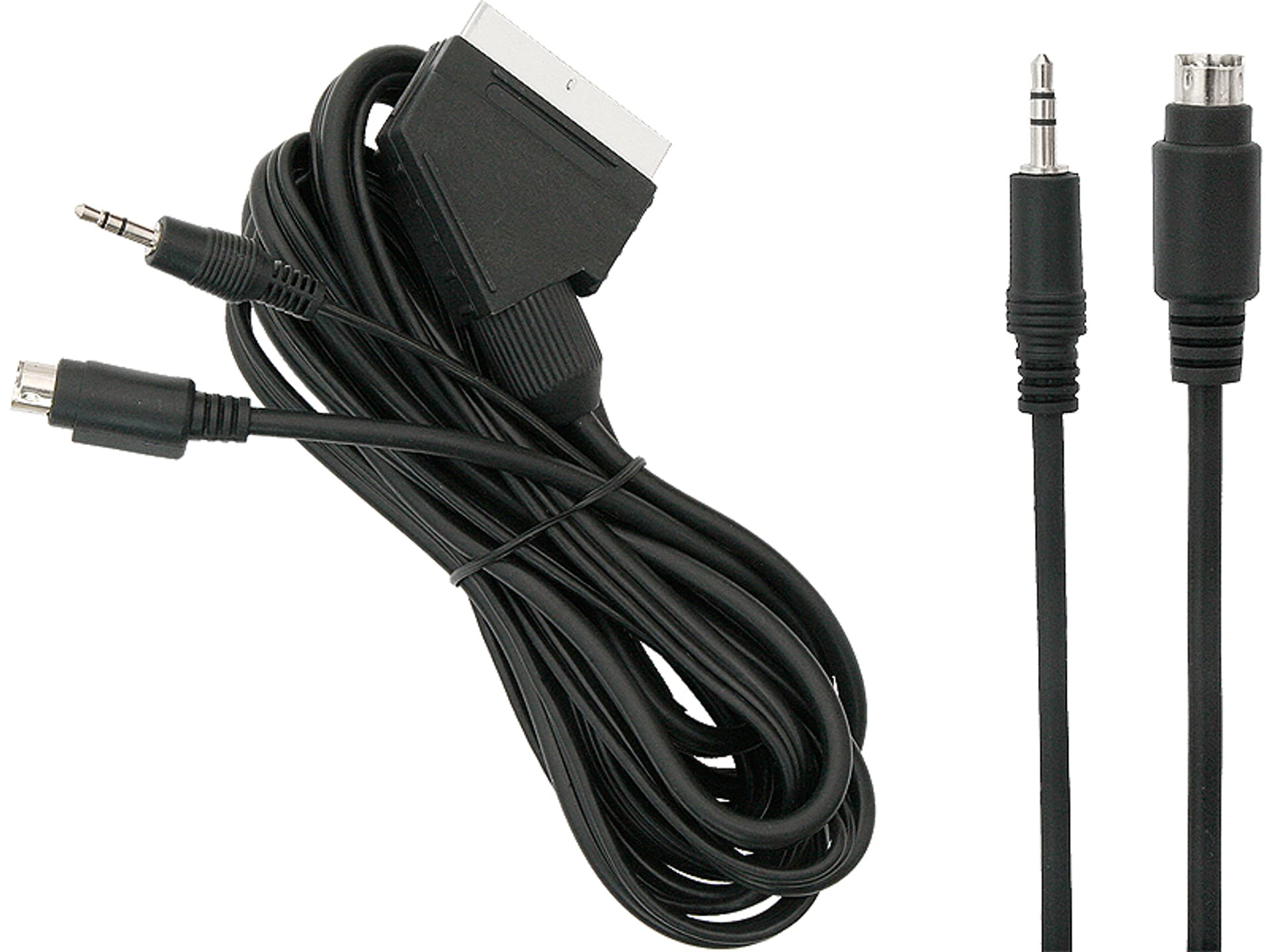 

0667# Przyłącze euro-wtyk jack3,5st+s-vhs 3m