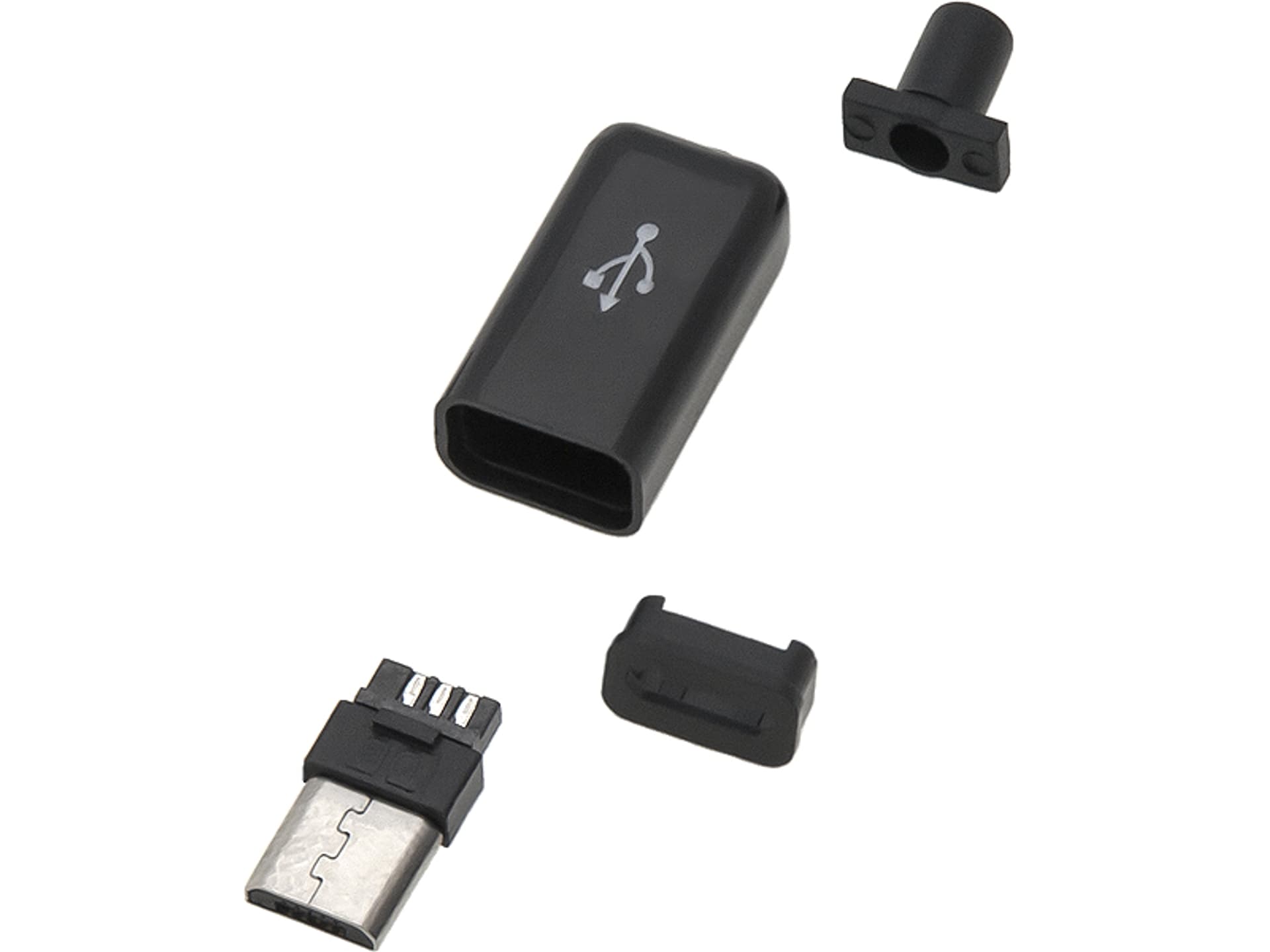 

2198# Wtyk micro usb typ b montowany na kabel