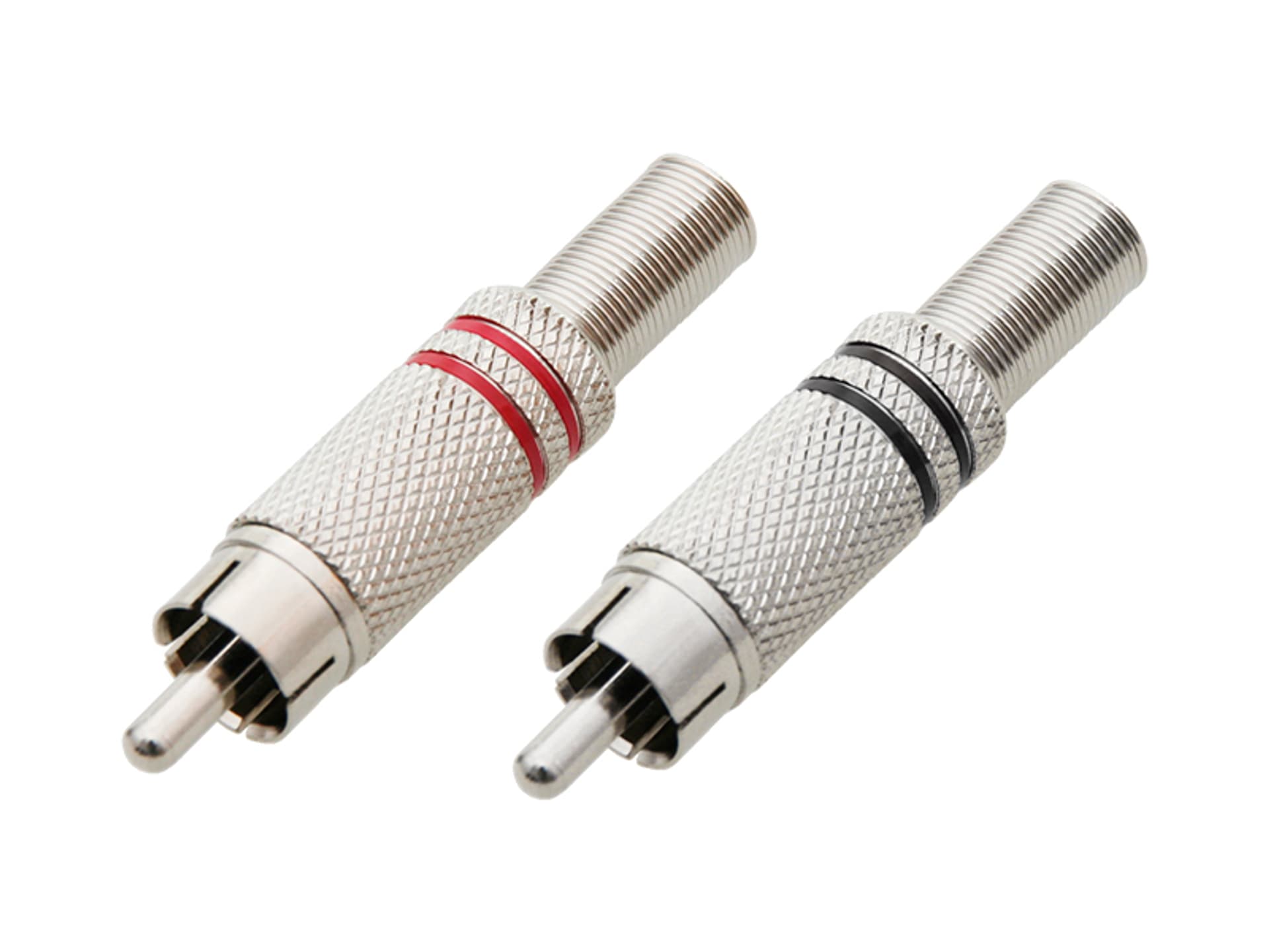 

1031# Wtyk rca metal (czarny+czerwony)