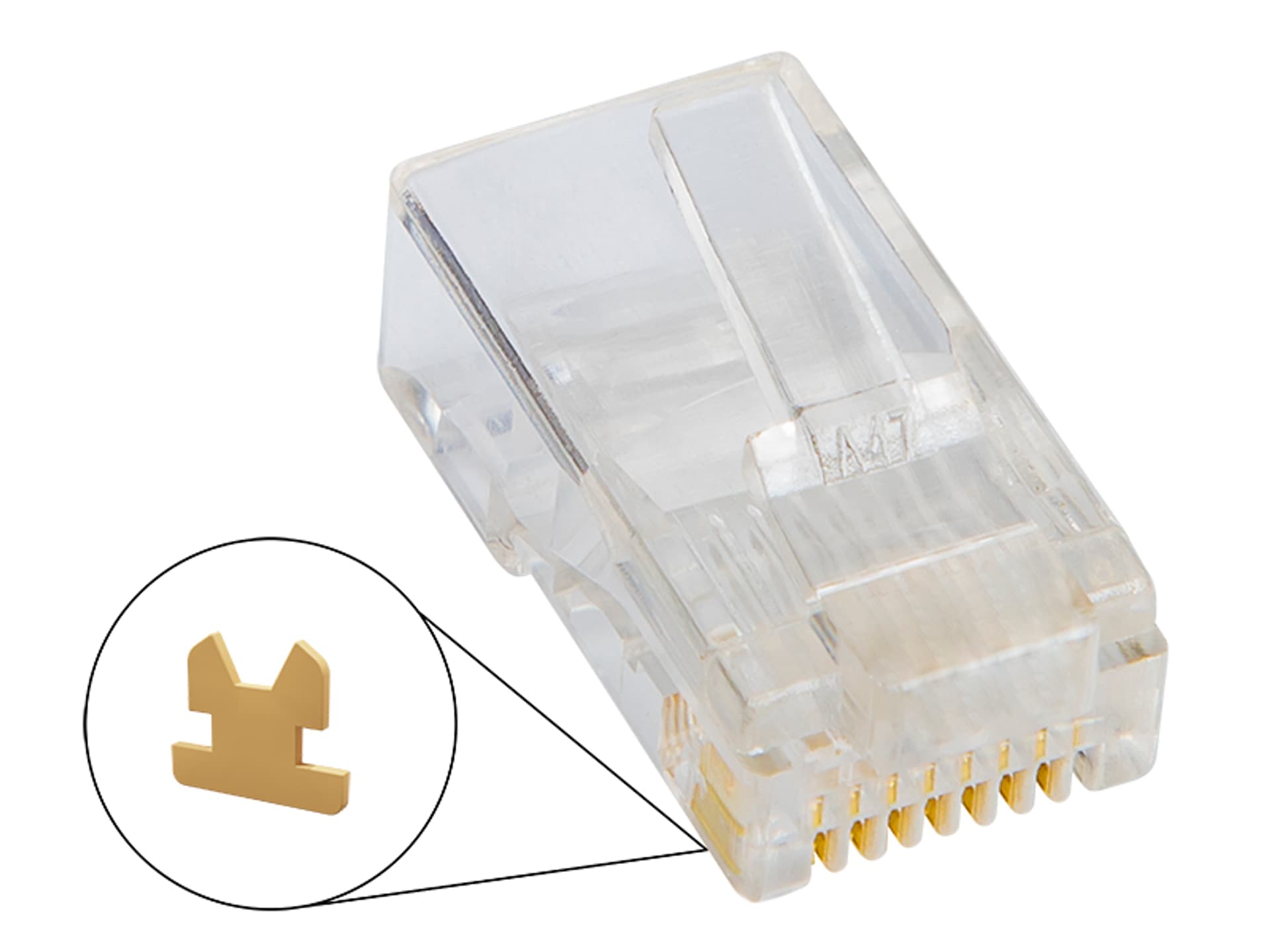 

1259# Wtyk telefoniczny 8p8c (rj45) linka, Rj45) link