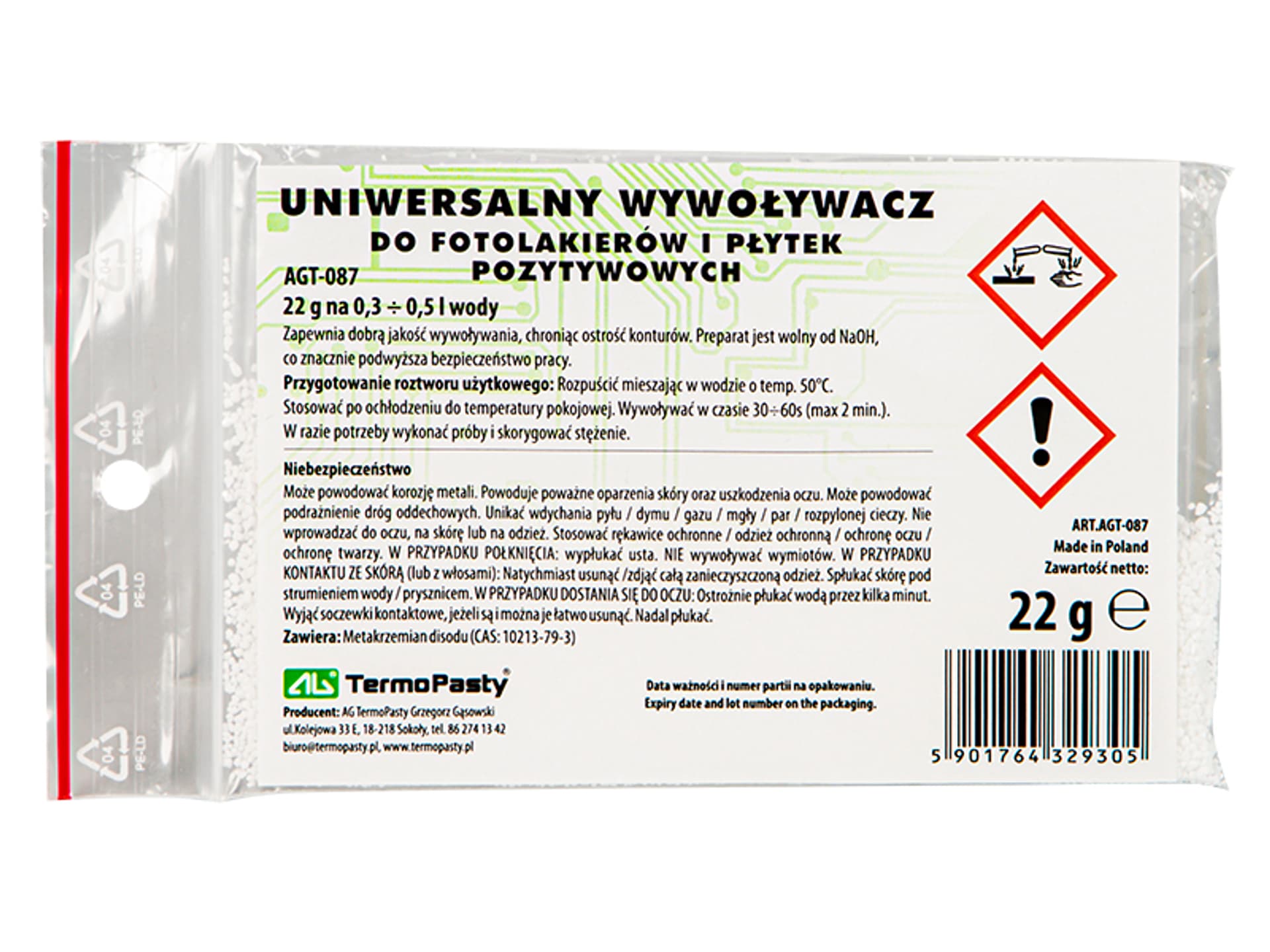 

2428# Wywoływacz 22g ag
